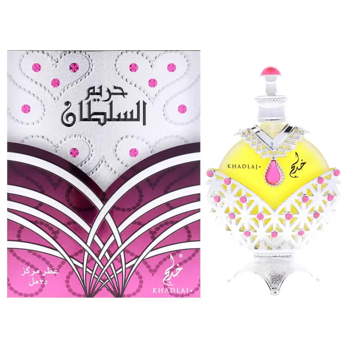 Khadlaj Hareem Al Sultan Silver Concentrated Perfume Oil 35 ml for