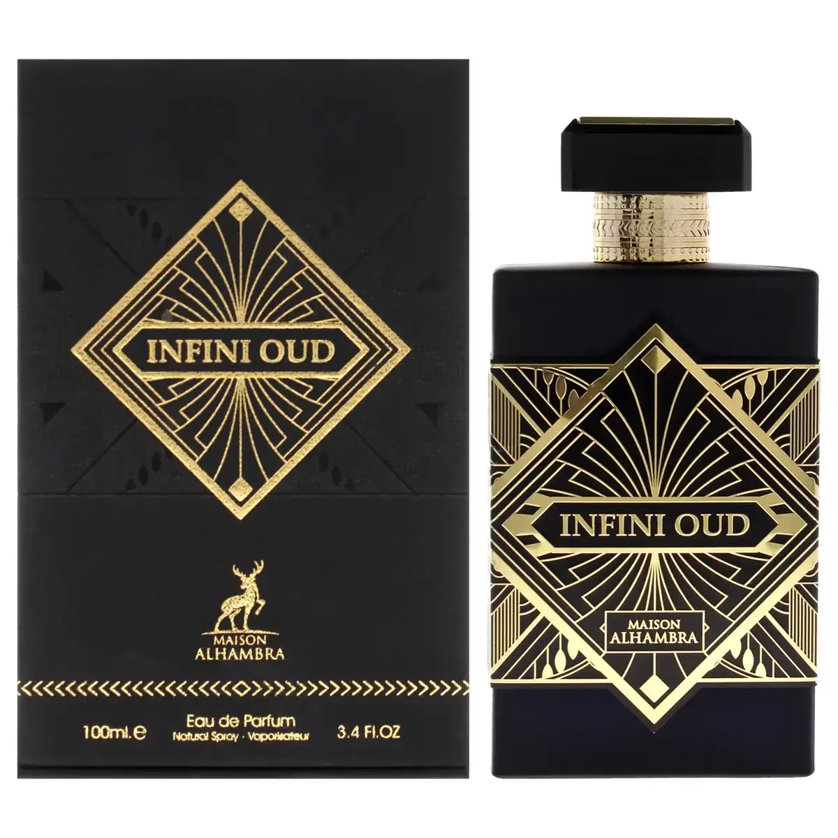 Maison Alhambra Infini Oud Eau de Parfum 100ml / 3.4 oz for Unisex