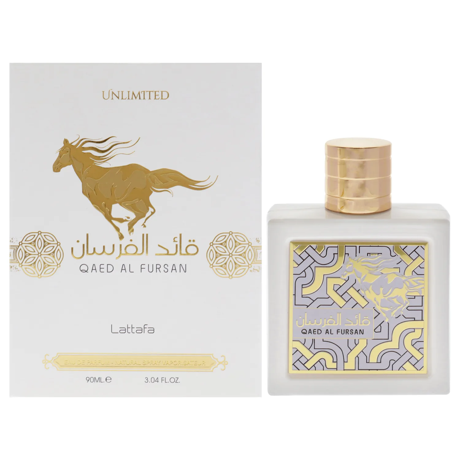 Lattafa Qaed Al Fursan Unlimited Eau de Parfum 90ml / 3.04 oz for
