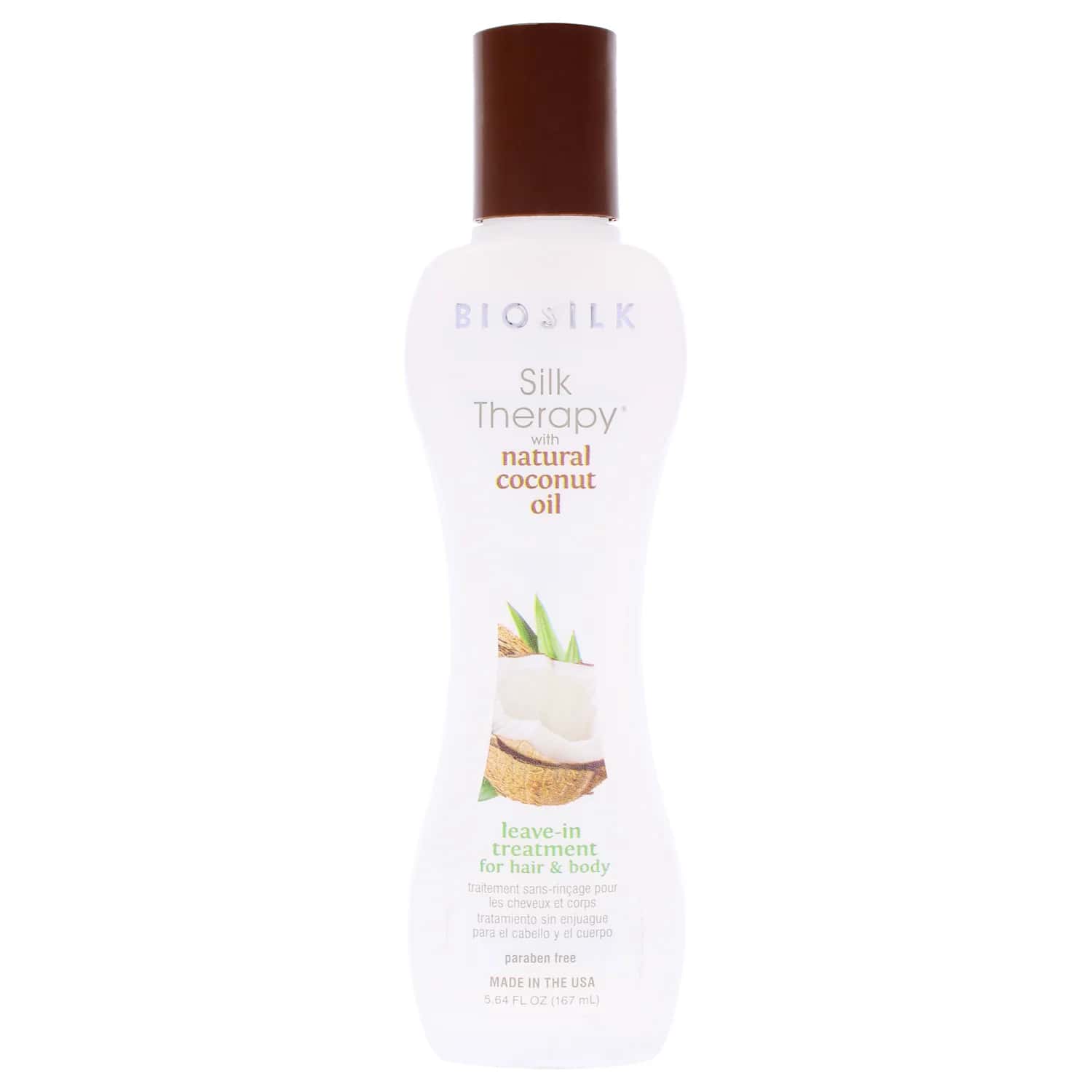 Biosilk Silk Therapy With Natural Coconut Oil Leave-In Treatment 167ml