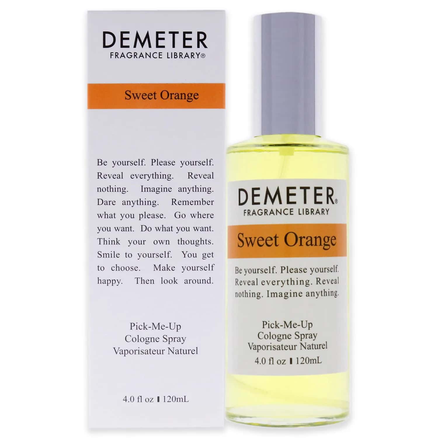 Demeter Sweet Orange Cologne Spray 118ml / 4 oz for Unisex