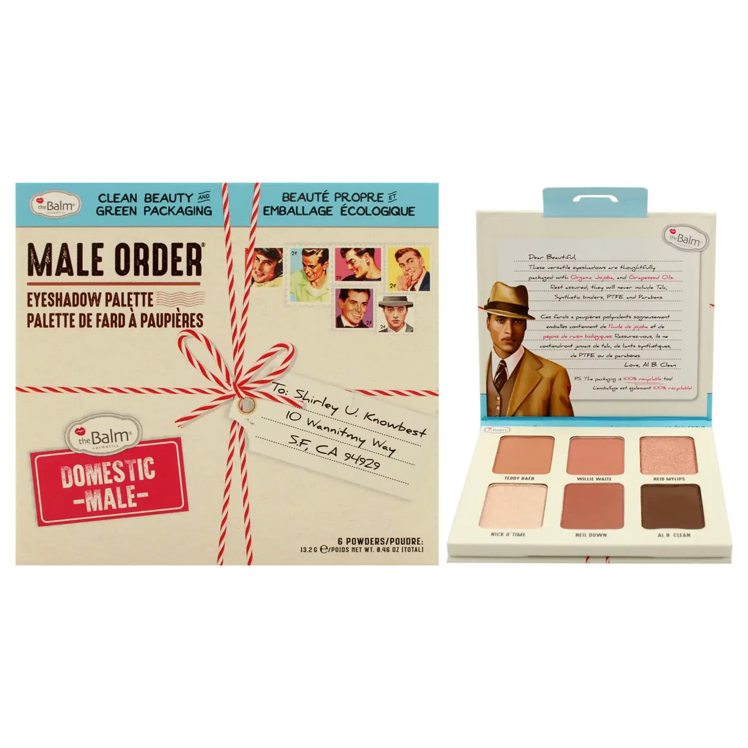 theBalm Male Order Domestic Eyeshadow Palette 0.46 oz