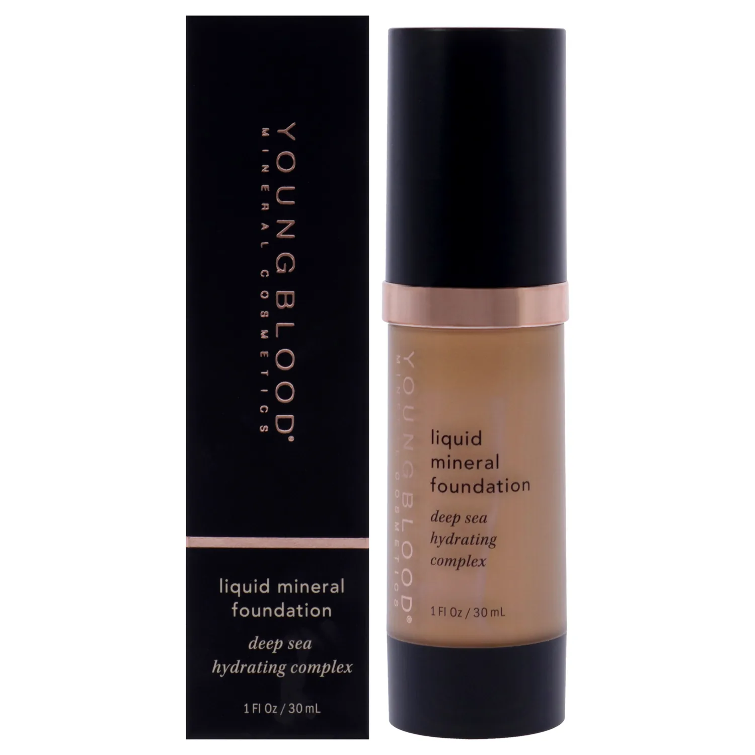 Youngblood Liquid Mineral Foundation - Nutmeg 1 oz