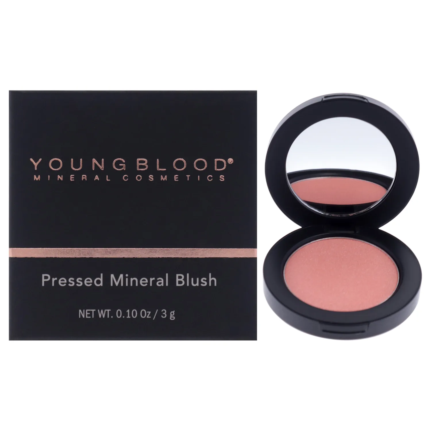 Youngblood Natural Pressed Mineral Blush - Nectar 0.1 oz