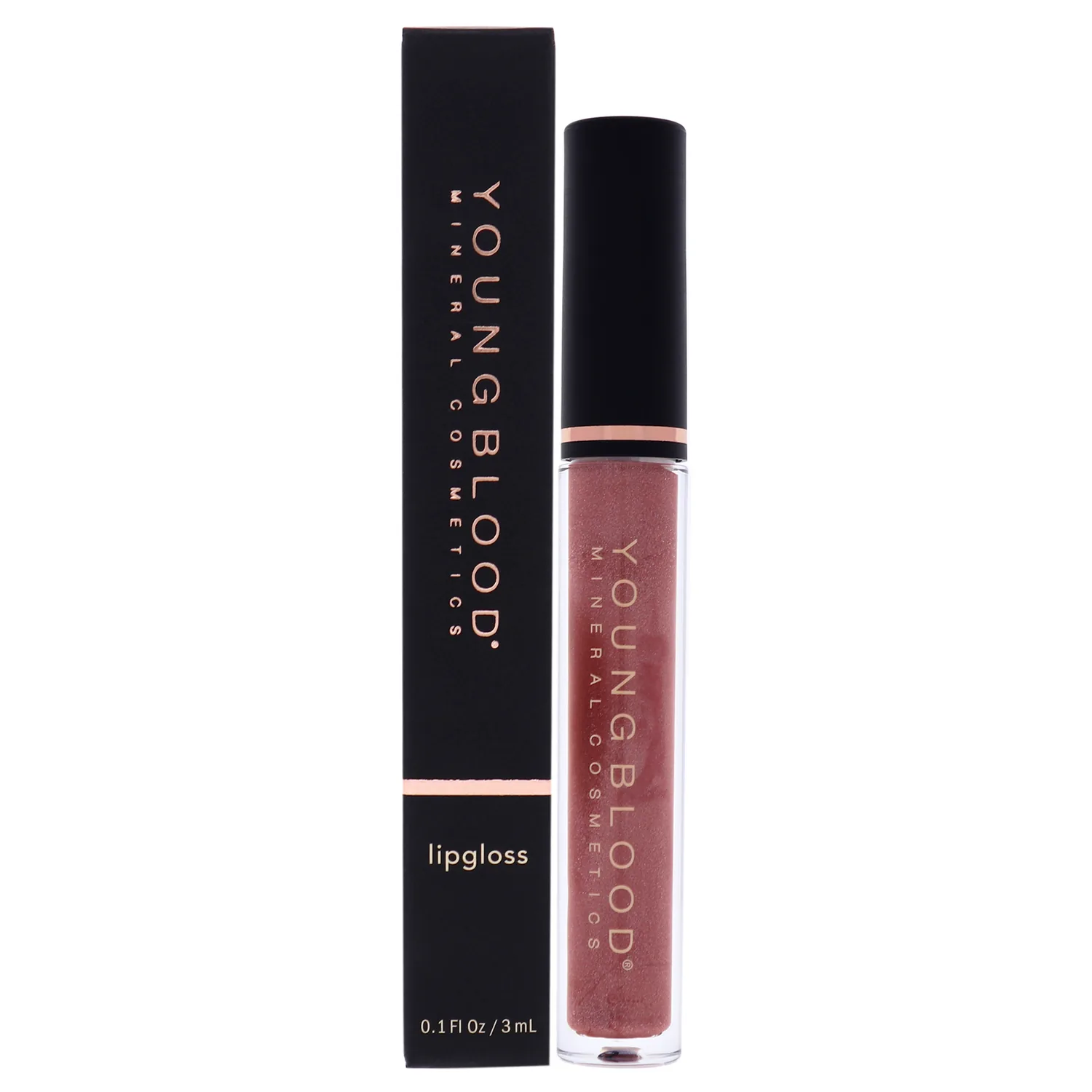 Youngblood Natural High-Shine Lipgloss Poetic Lip Gloss 0.1 oz