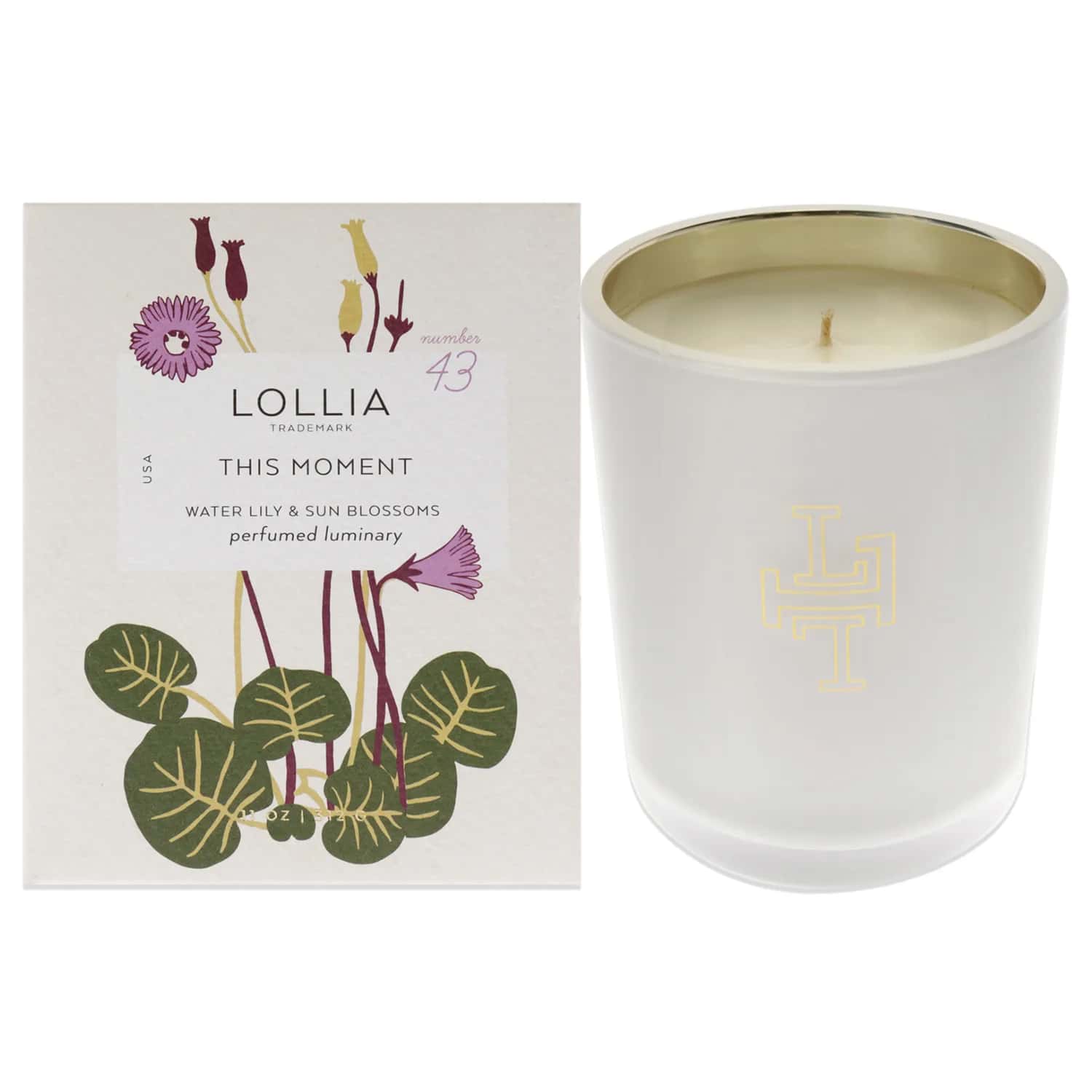 Lollia This Moment Luminary Candle 11 oz