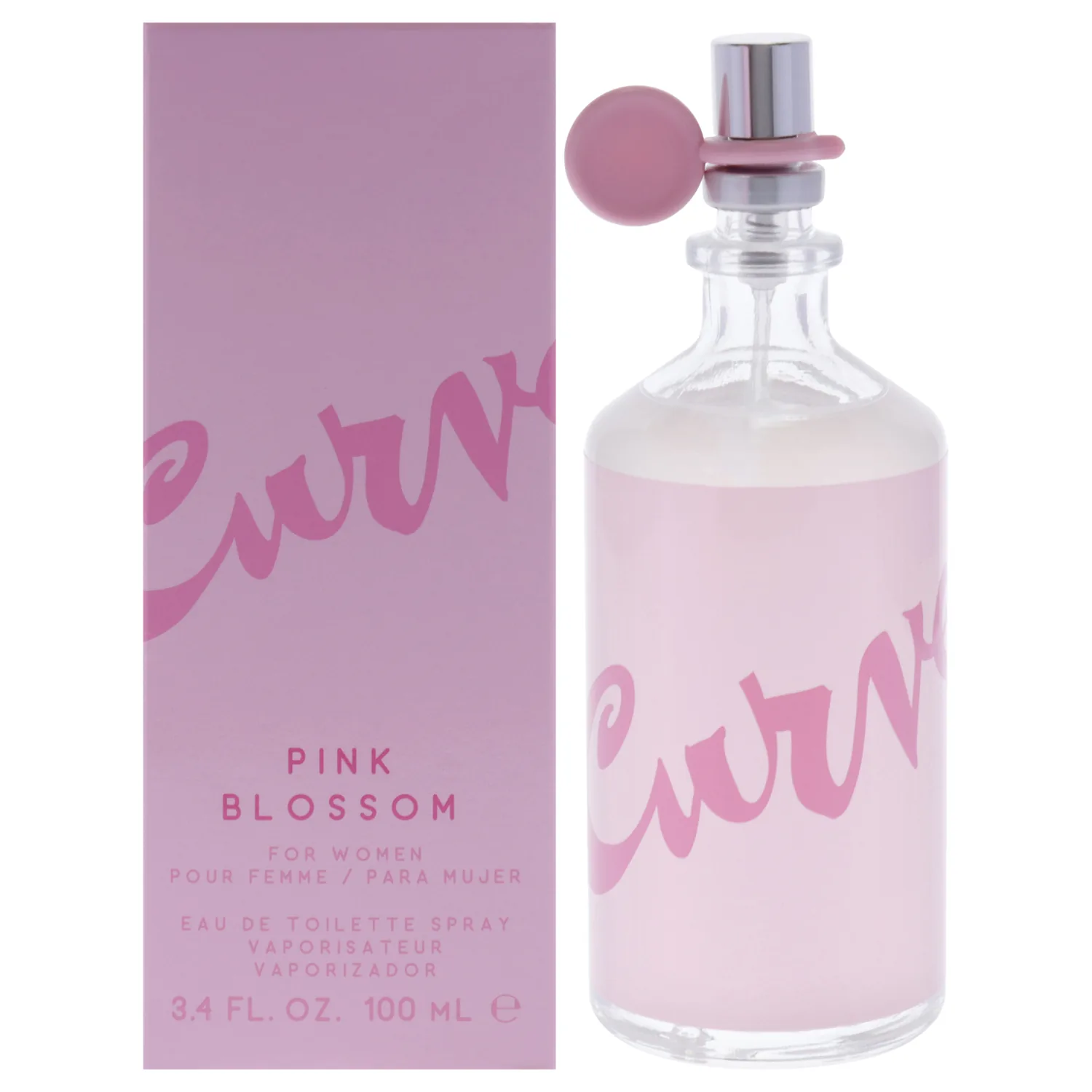Liz Claiborne Curve Pink Blossom Eau de Toilette 100ml / 3.4 oz for