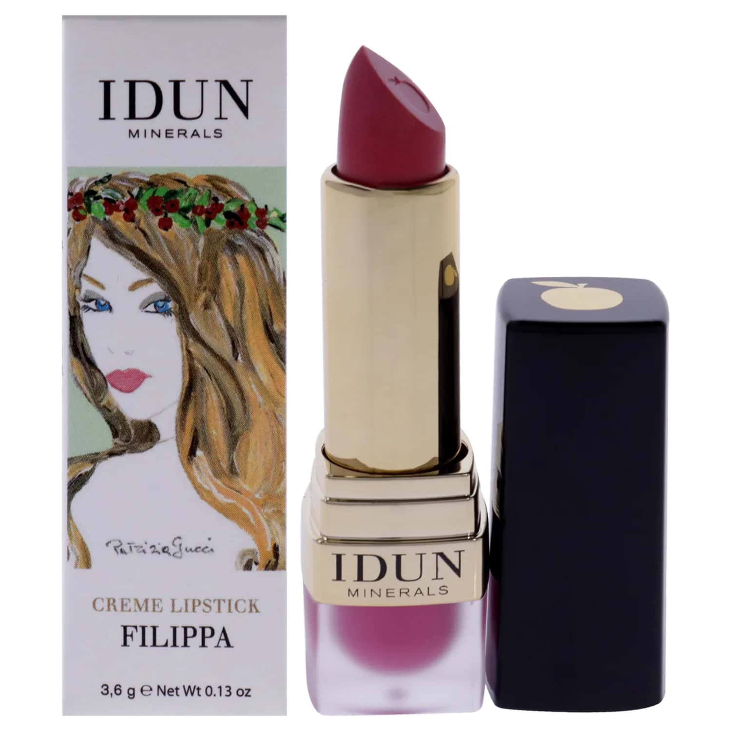 Idun Minerals Creme Lipstick - 204 Filippa 0.13 oz