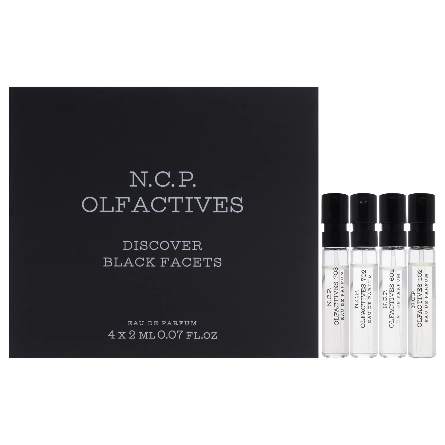 NCP Discover Black Facets Kit Fragrance Gift Set 2 ml / 4 pc for