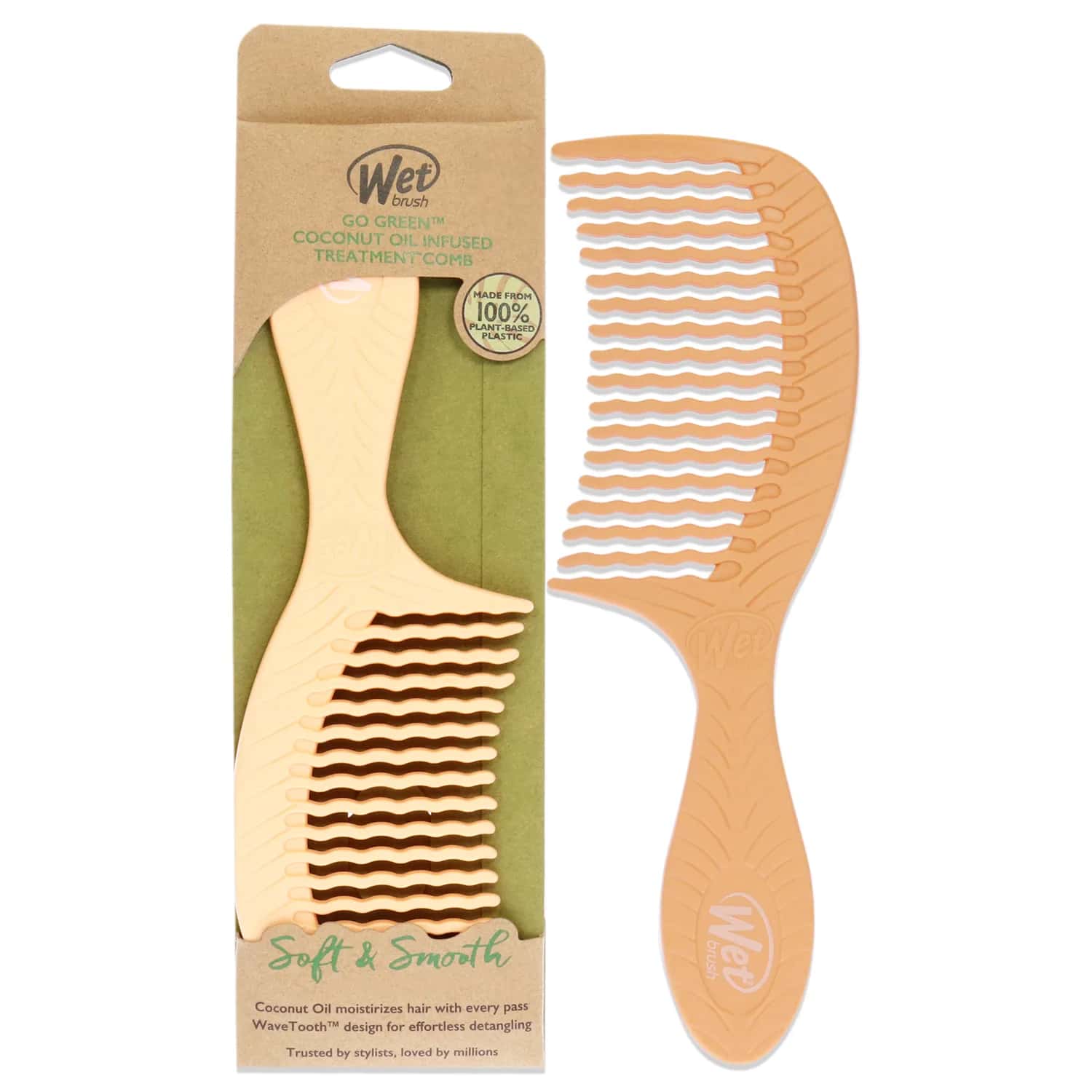 Wet Brush Go Green Coconut Oil Infused Treatment Comb
