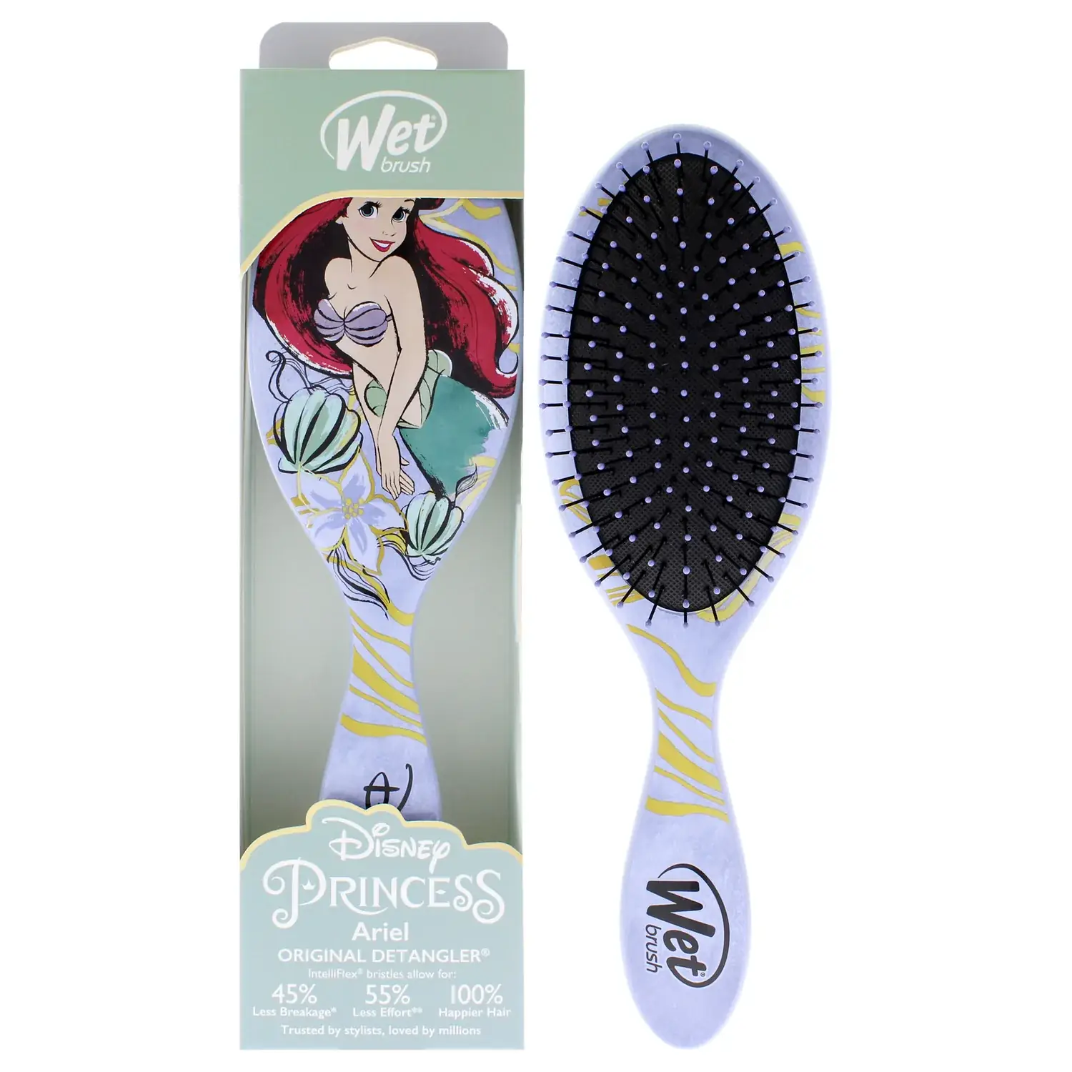 Wet Brush Disney Original Detangler Hair Brush - Ariel