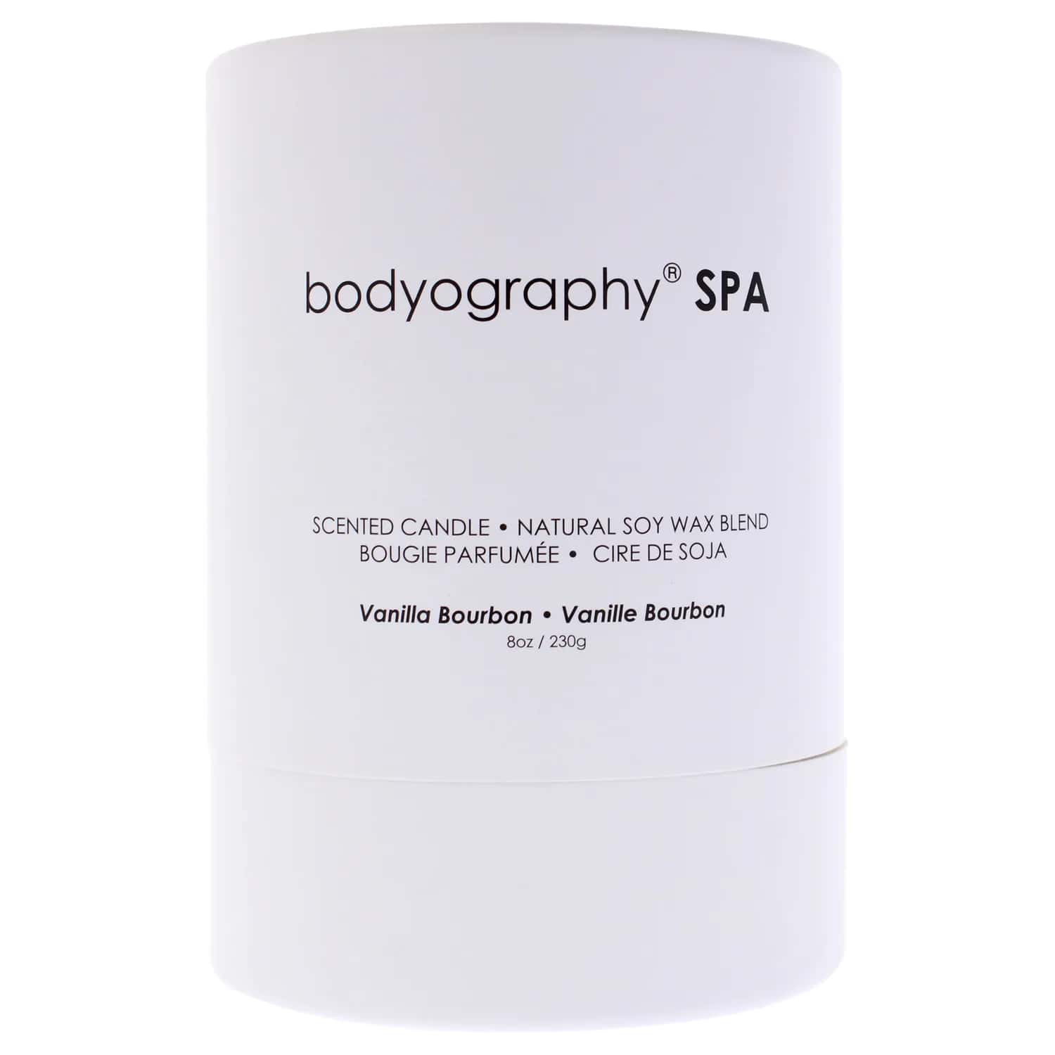Bodyography Spa Scented Candle Vanilla Bourbon 8 oz