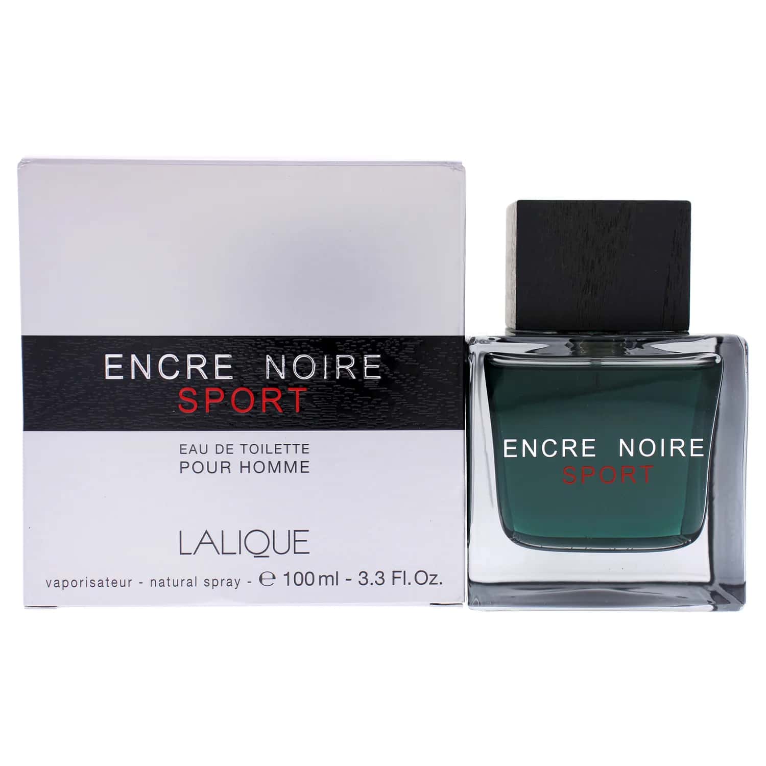 Lalique Encre Noire Sport Eau de Toilette 100ml / 3.3 oz for Men