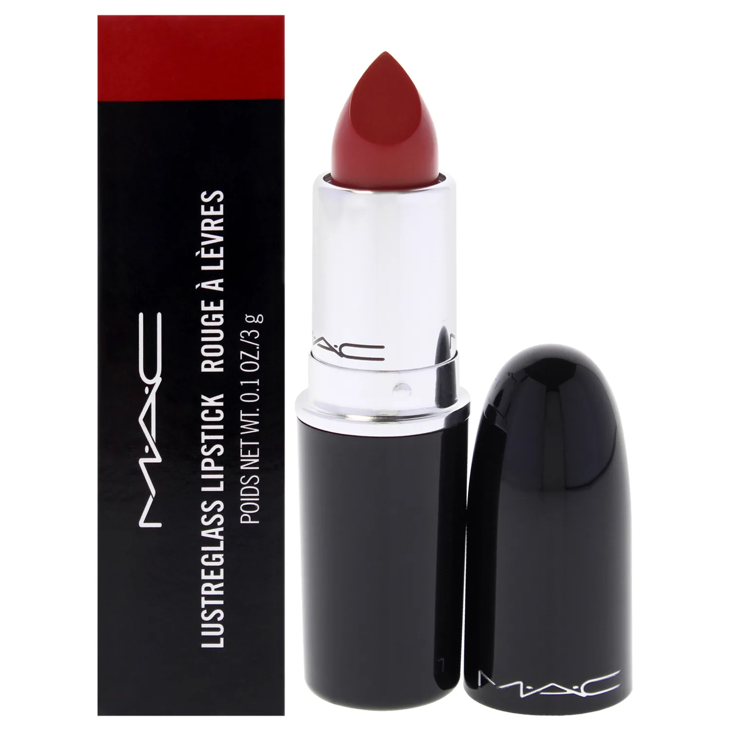 MAC Lustreglass Lady Bug Lipstick 0.1 oz