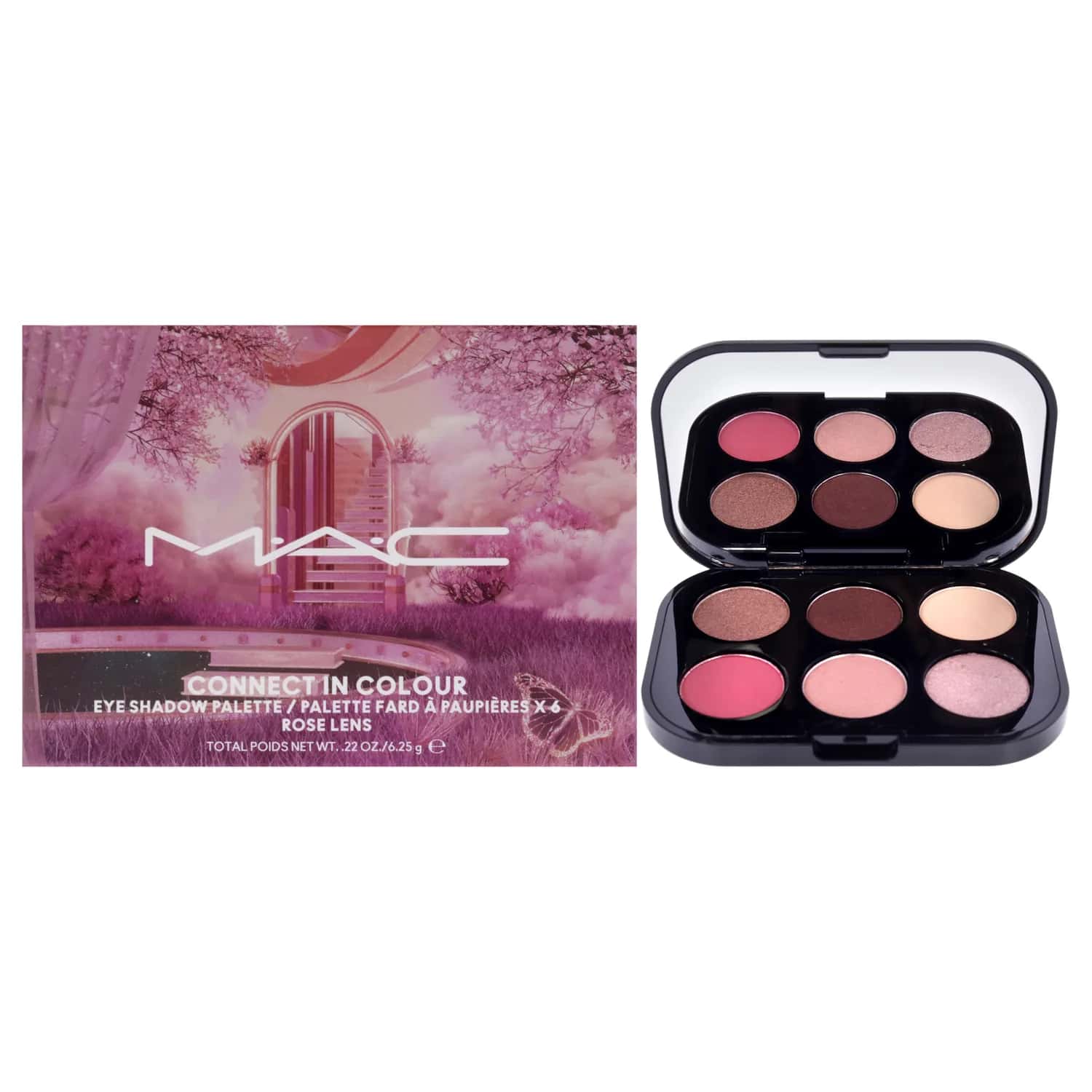 MAC Connect In Colour Eye Shadow Palette - Rose Lens 0.22 oz
