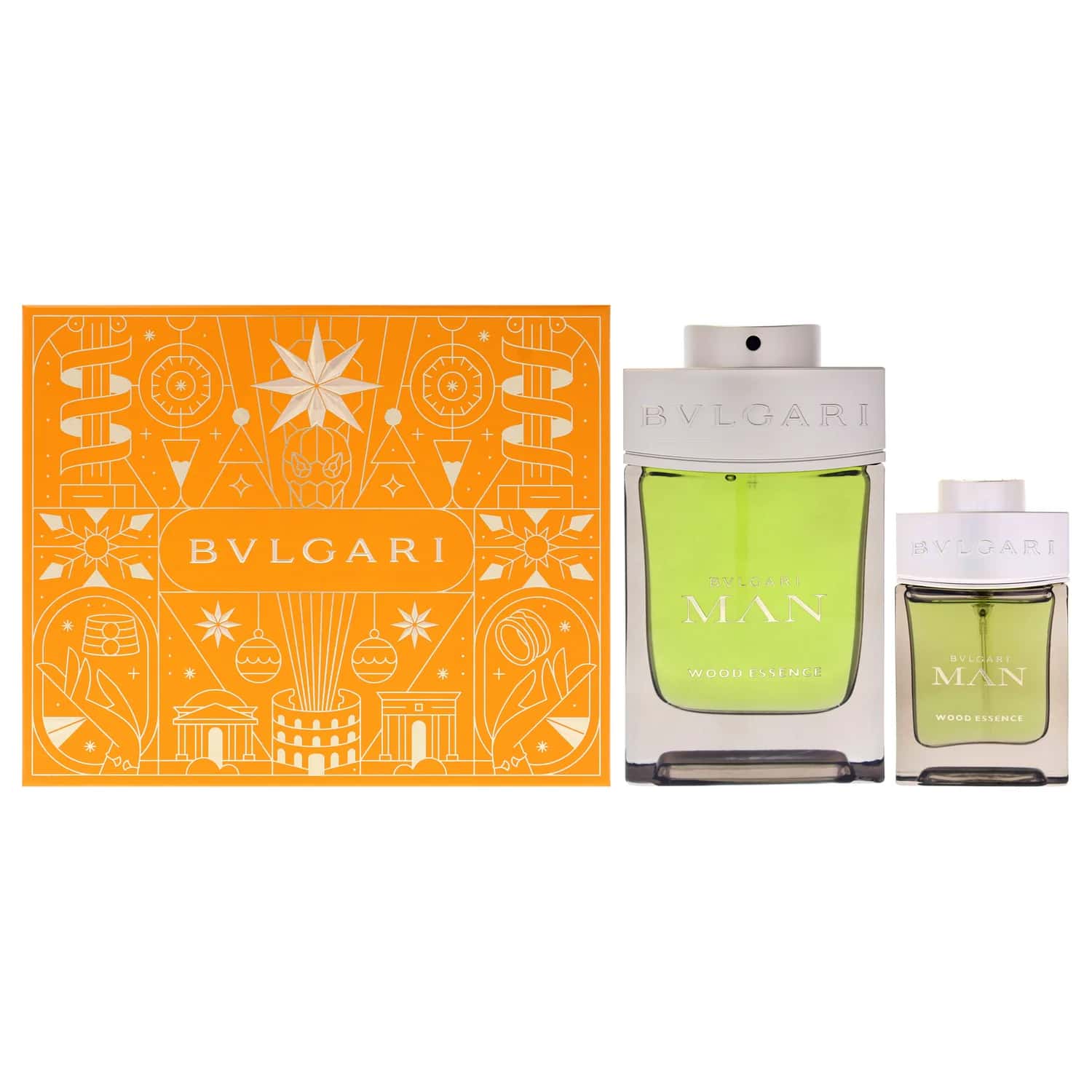 Bvlgari Man Wood Essence Gift Set 100ml / 3.4 oz / 2 pc for Men