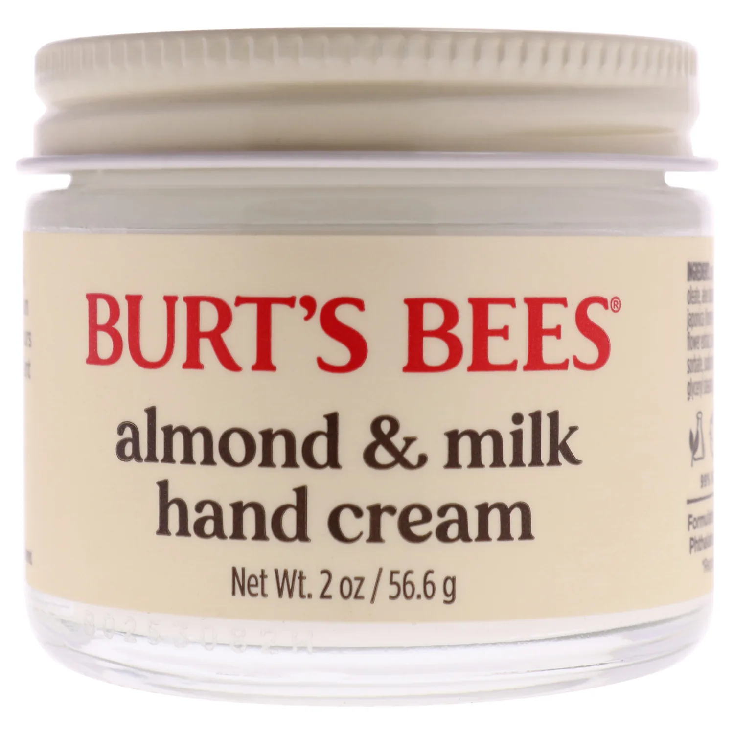 Burt's Bees Almond & Milk Hand Cream 59ml / 2 oz