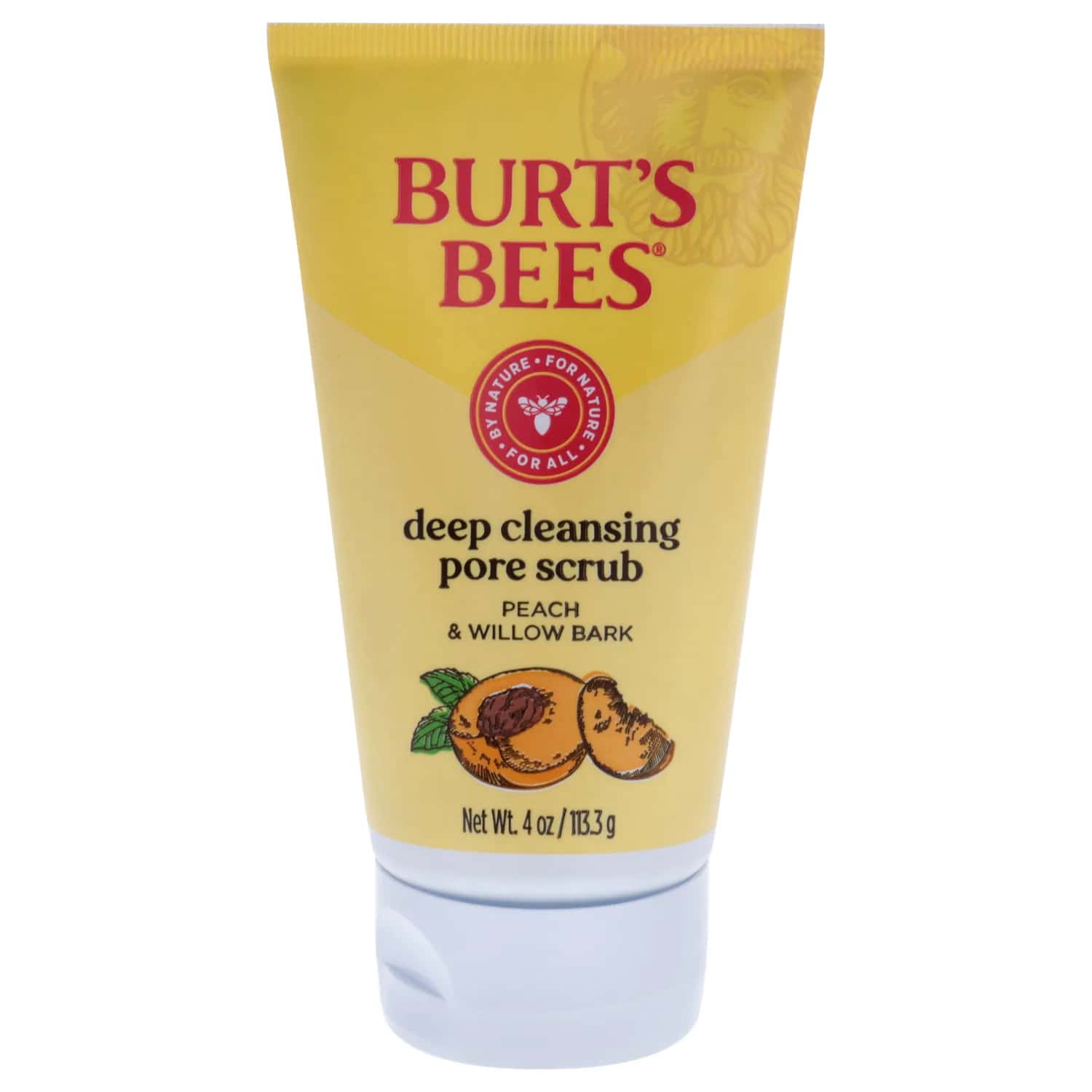 Burt's Bees Peach and Willow Bark Deep Pore Exfoliating Facial Scrub