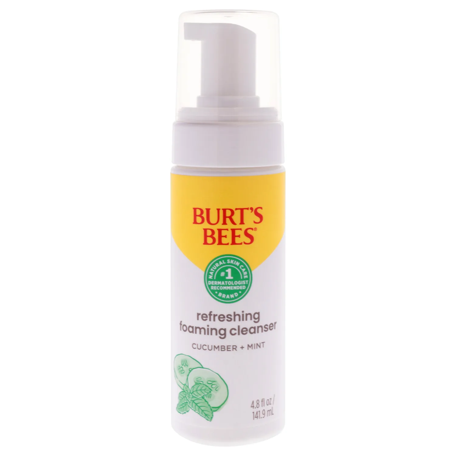 Burt's Bees Refreshing Foaming Cleanser Cucumber-Mint 142ml / 4.8 oz