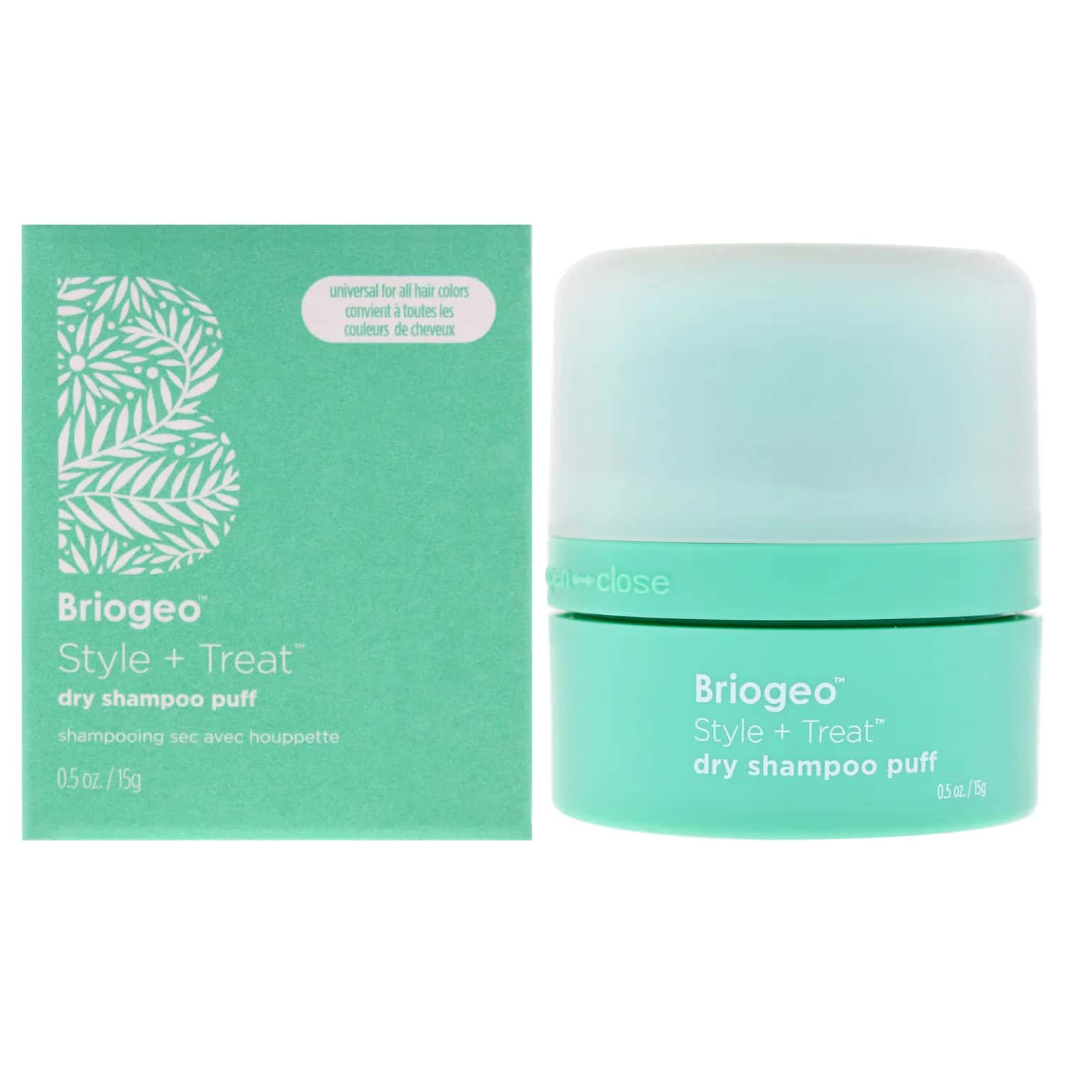Briogeo Style & Treat Dry Shampoo Puff 15ml / 0.5 oz