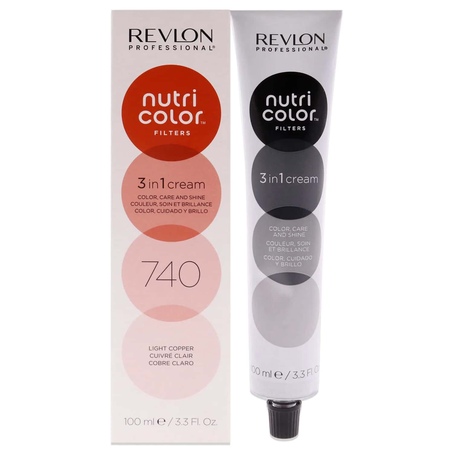 Revlon Nutri Color Cream - 740 Light Copper 3.3 oz