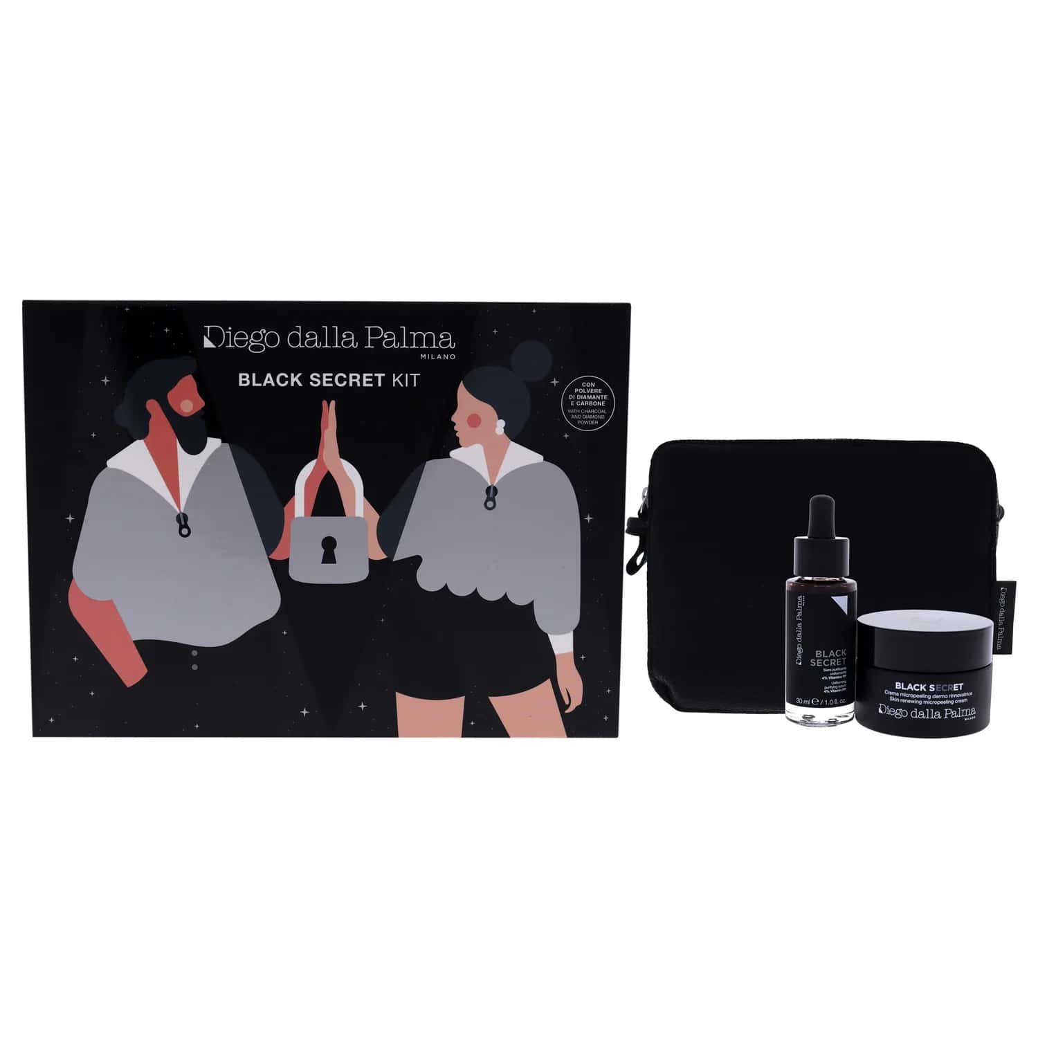 Diego Dalla Palma Black Secret Kit Skin Care Kit 50ml / 1.7 oz