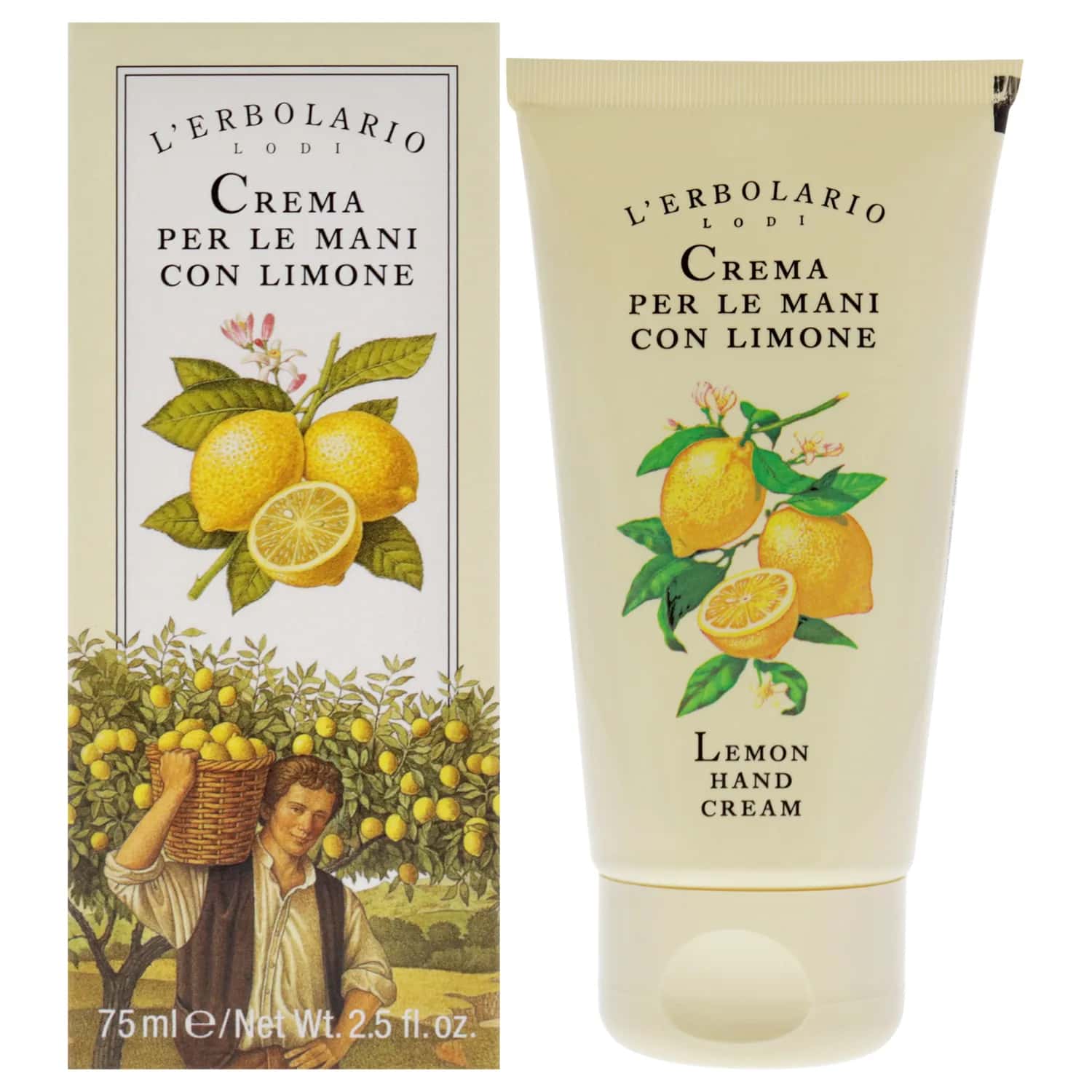 L'Erbolario Lemon Hand Cream 74ml / 2.5 oz