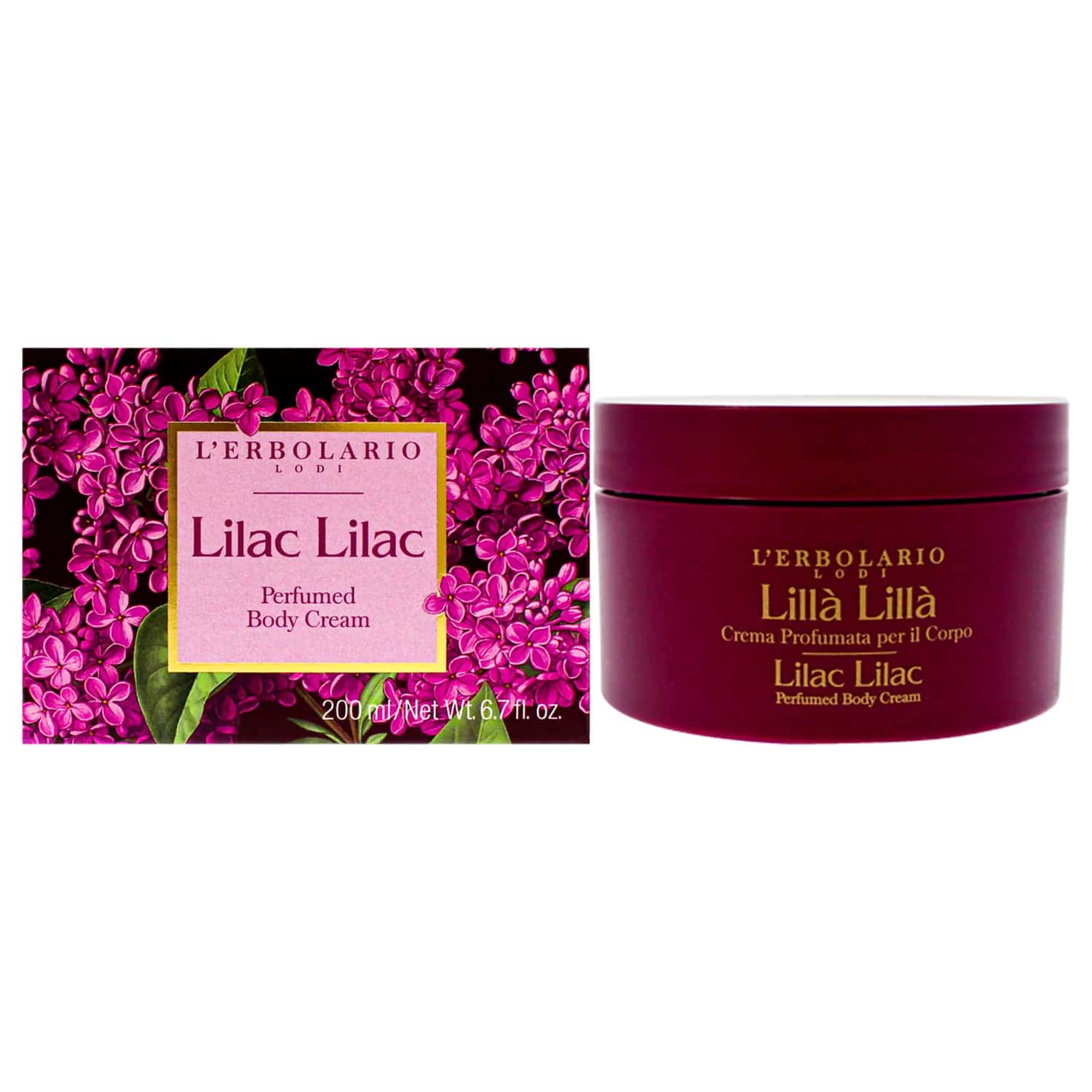 L'Erbolario Perfumed Body Cream Lilac Lilac 198ml / 6.7 oz