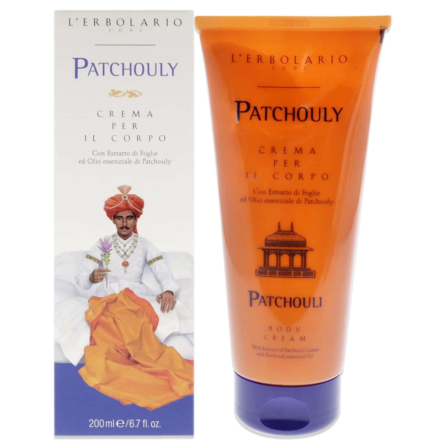 L'Erbolario Body Cream - Patchouly 198ml / 6.7 oz