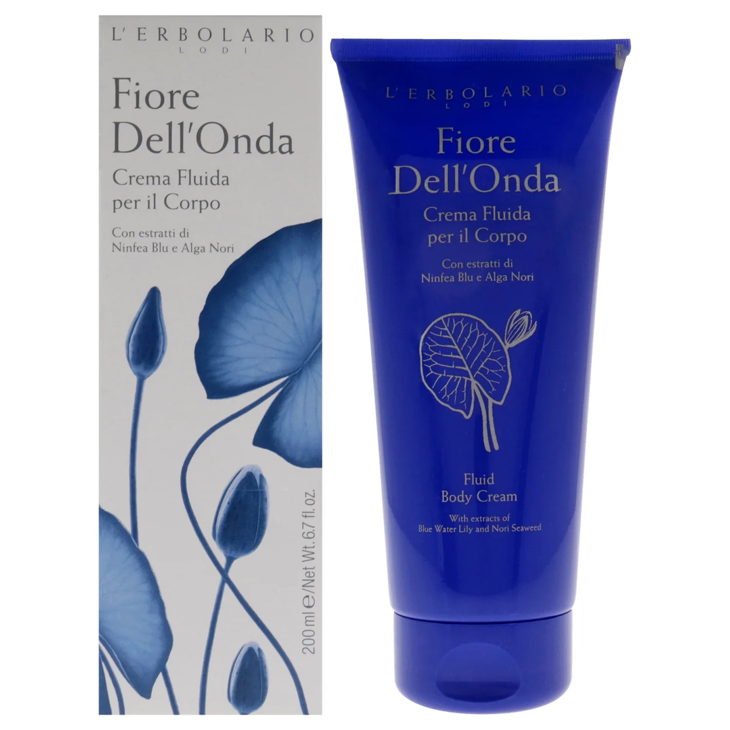 L'Erbolario Fiore dell'Onda Fluid Body Cream 198ml / 6.7 oz