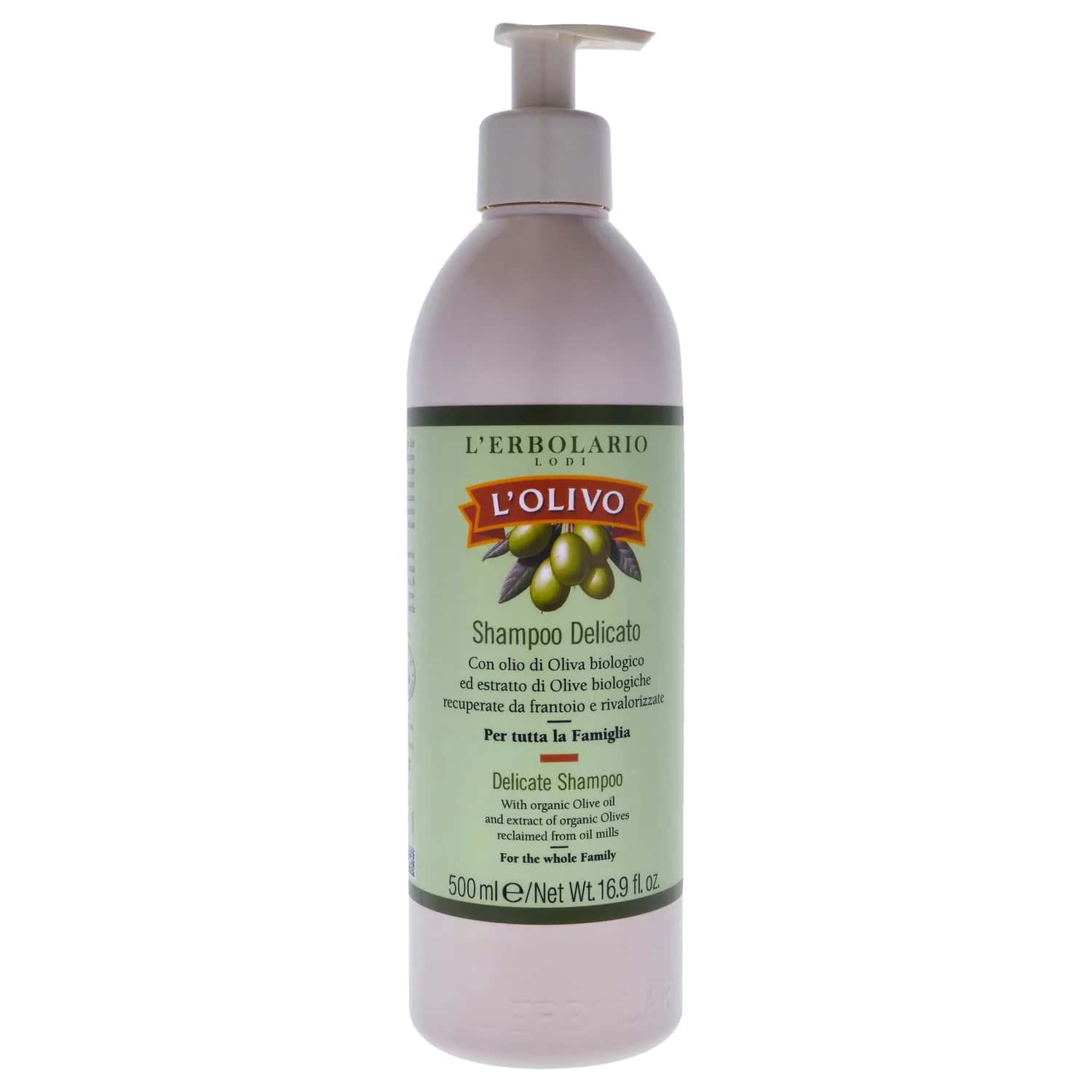 L'Erbolario L'Olivo Delicate Shampoo 500ml / 16.9 oz