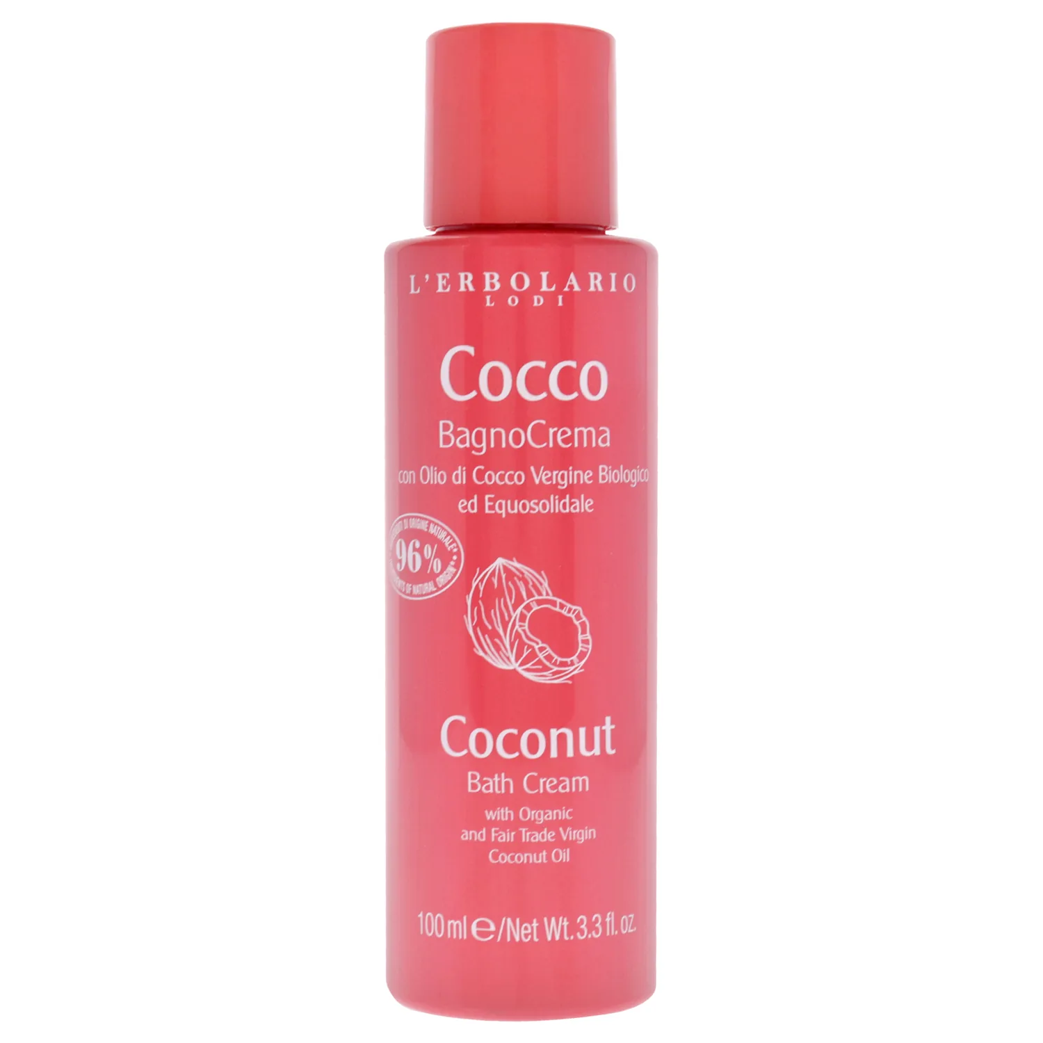 L'Erbolario Coconut Bath Cream 98ml / 3.3 oz