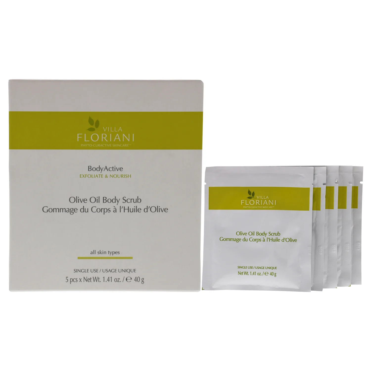 Villa Floriani Body Active Body Scrub - Olive Oil 42ml / 1.41 oz