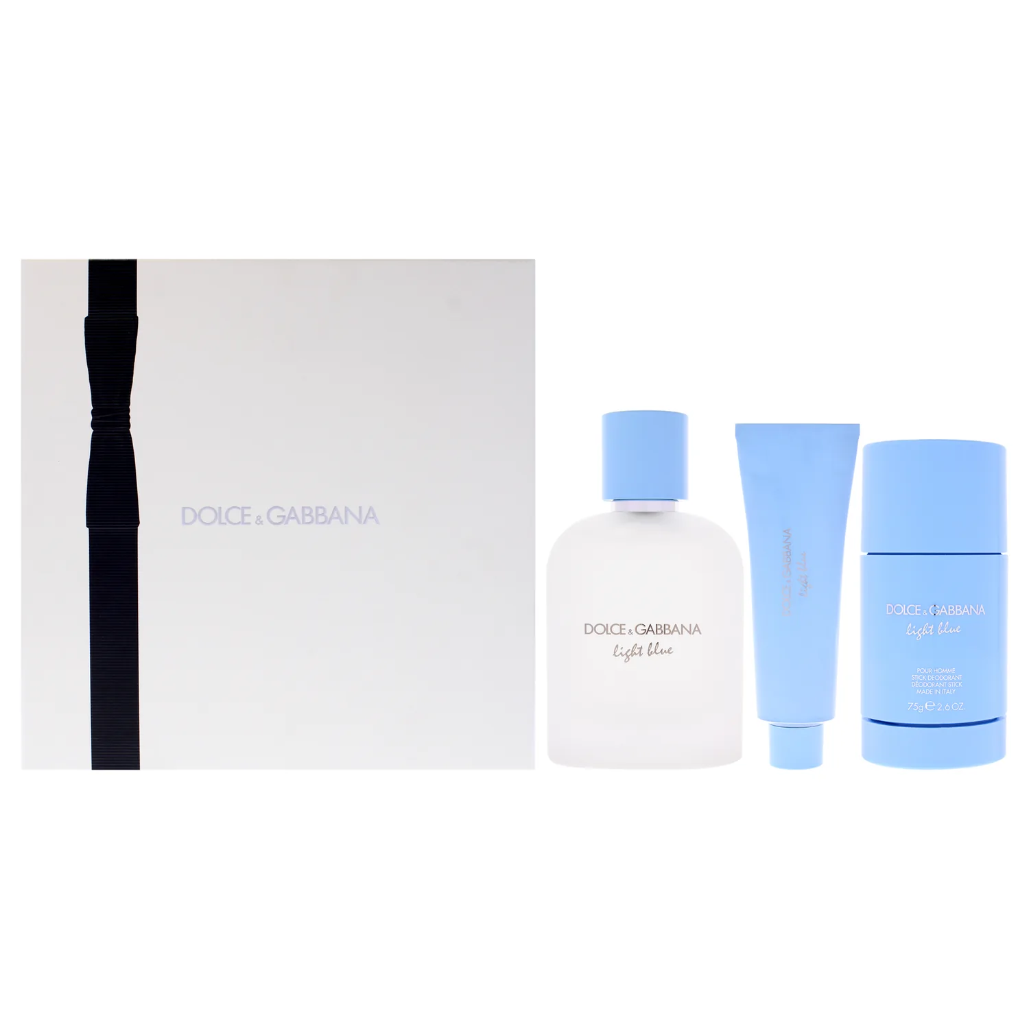 Dolce & Gabbana Light Blue Gift Set 100ml / 3.38 oz / 3 pc for Men