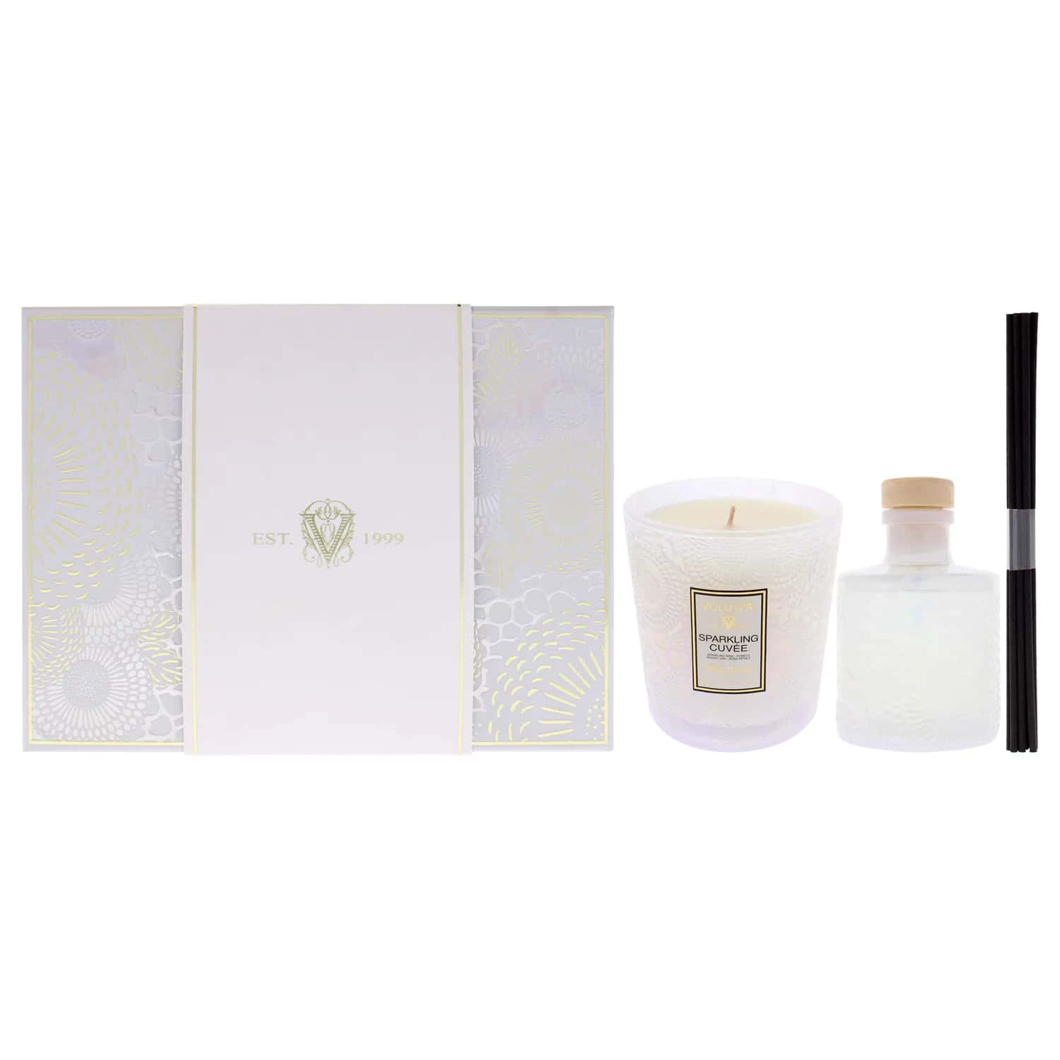 Voluspa Sparkling Cuvee The Celebration Set Gift Set 9 oz / 2 pc