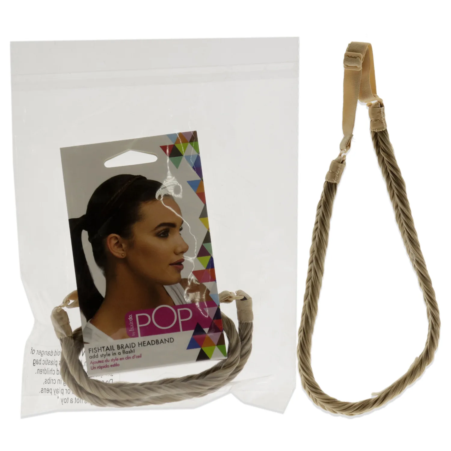 Hairdo Pop Fishtail Braid Headband - R14 88H Golden Wheat for Women