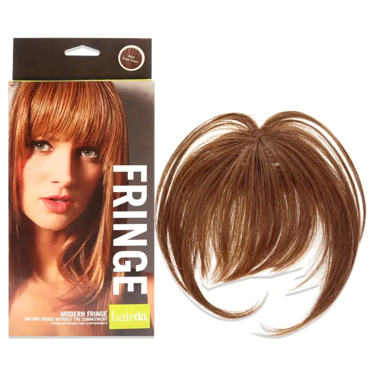 Hairdo Modern Fringe Clip In Bang - R830 Ginger Brown for Women