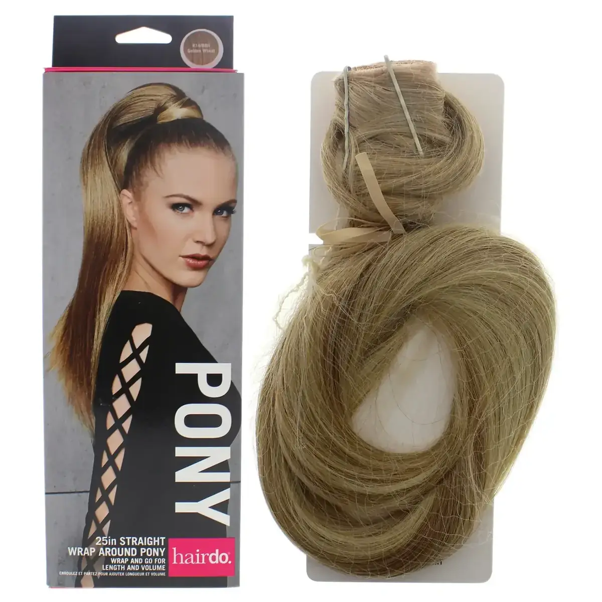 Hairdo Straight Wrap Around Pony R14 88H Golden Wheat Hair Extension