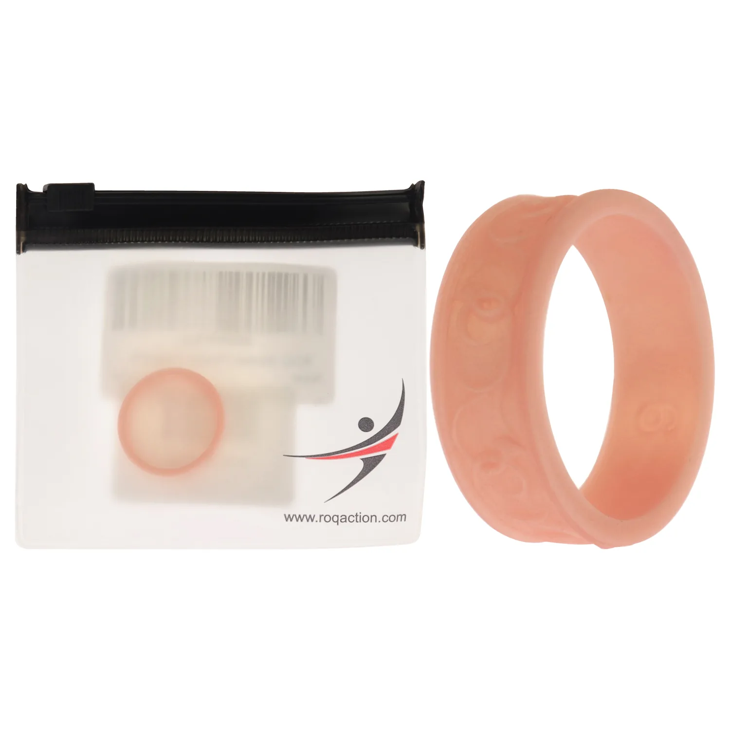 ROQ Silicone Wedding Flower Ring - Rose Gold for Women