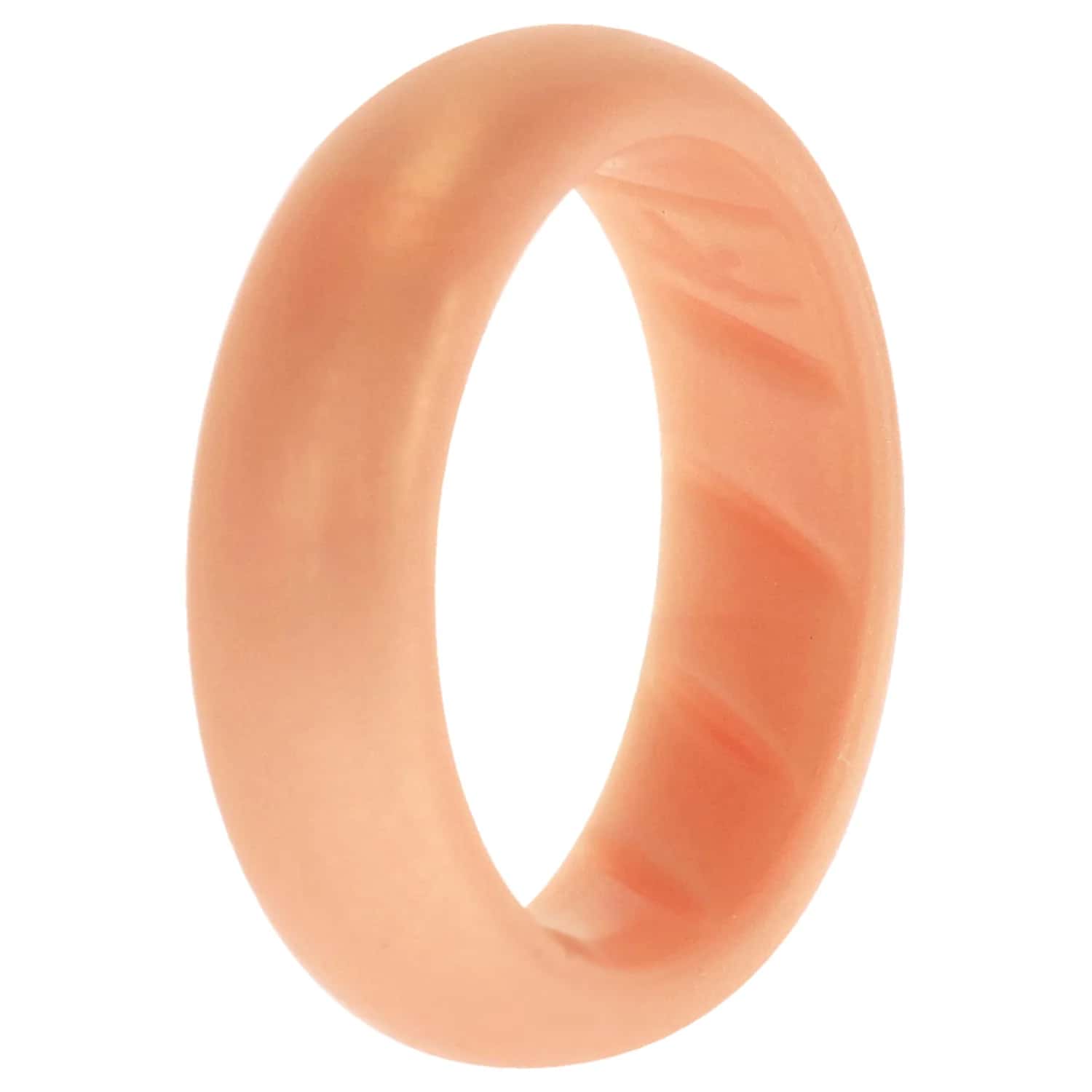 ROQ Silicone Wedding BR Solid Ring - Basic-Rose-Gold - 4 mm for Women