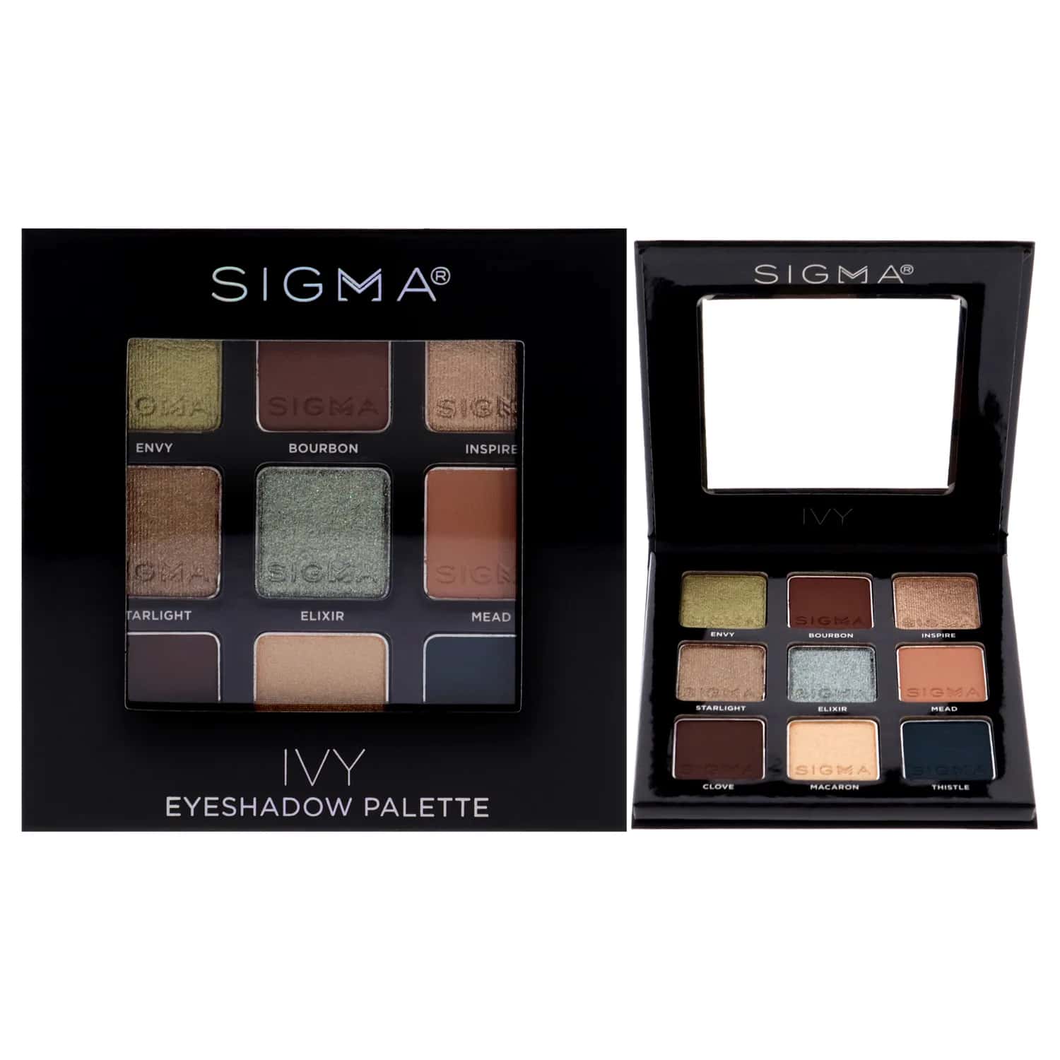 Sigma On-the-Go Eyeshadow Palette - Ivy 0.32 oz