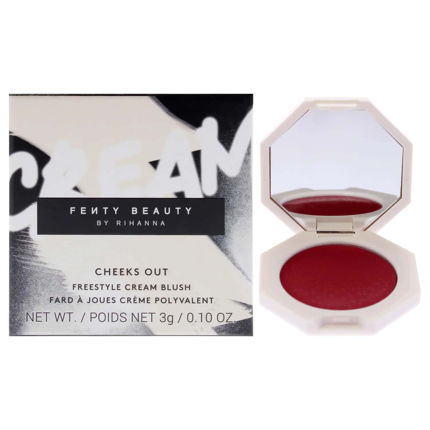 Fenty Beauty Cheeks Out Freestyle Cream Blush 08 Summertime Wine 0.10
