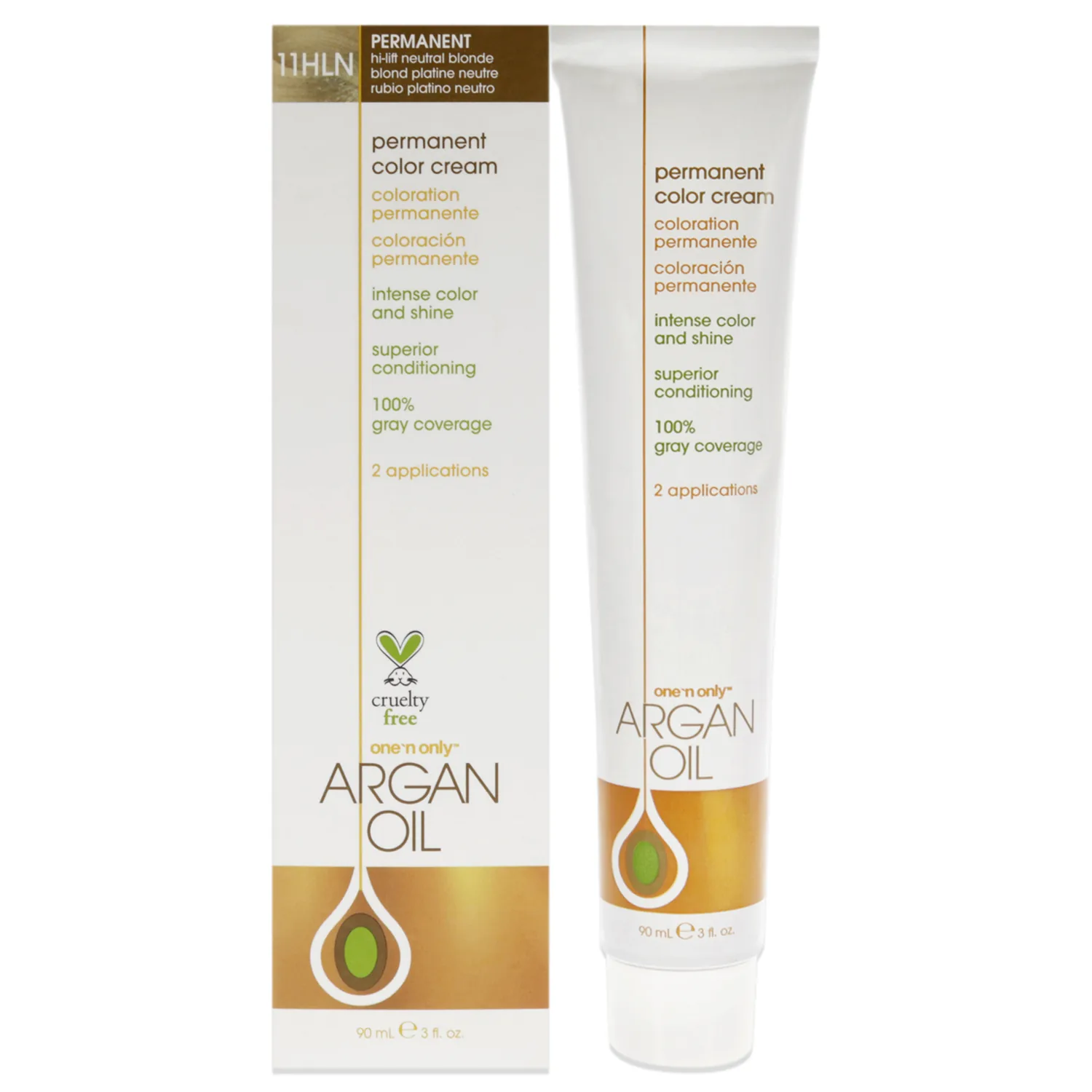 One n Only Argan Oil Permanent Color Cream - 11HLN Hi-Lift Neutral