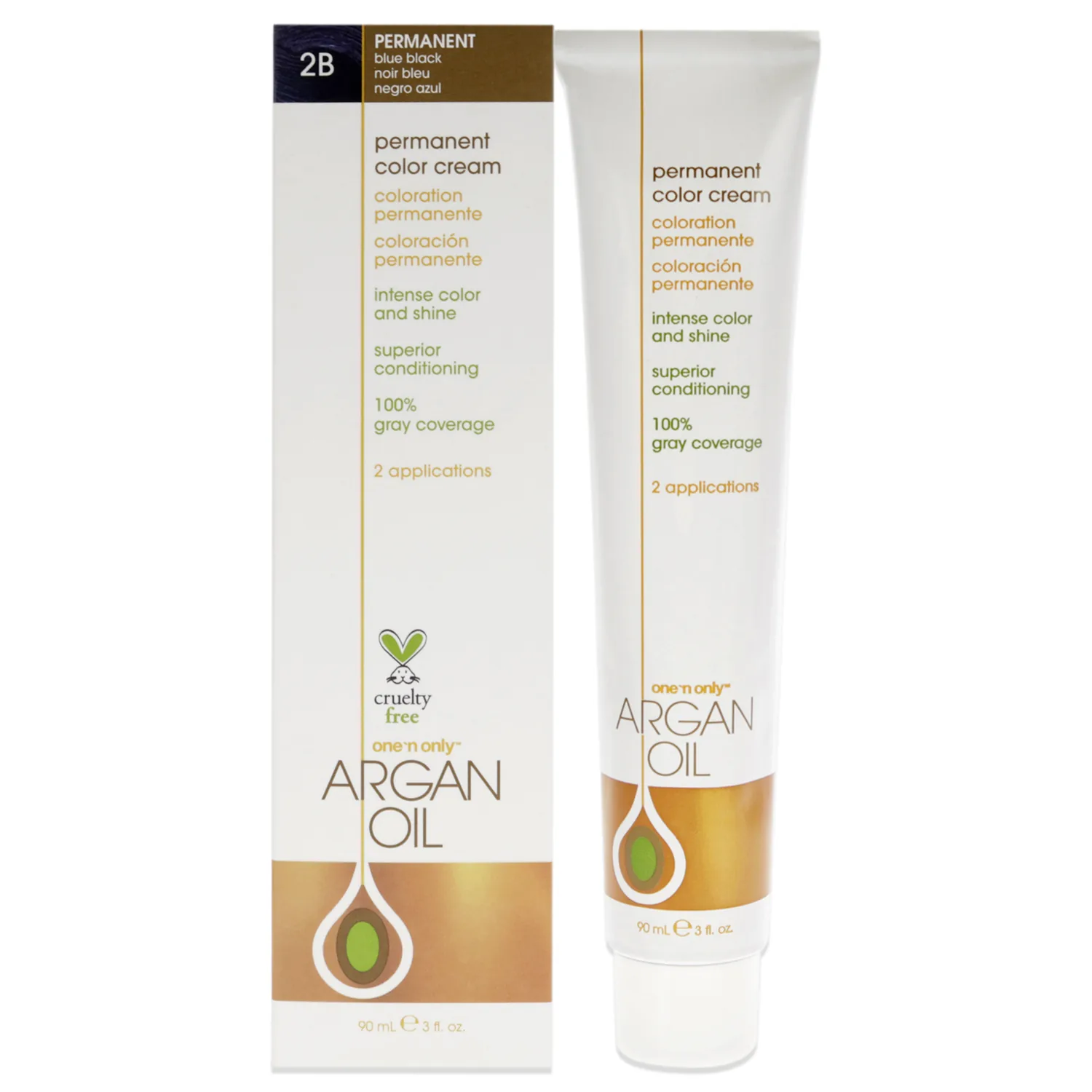 One N' Only 2B Blue Black Hair Color 3 oz