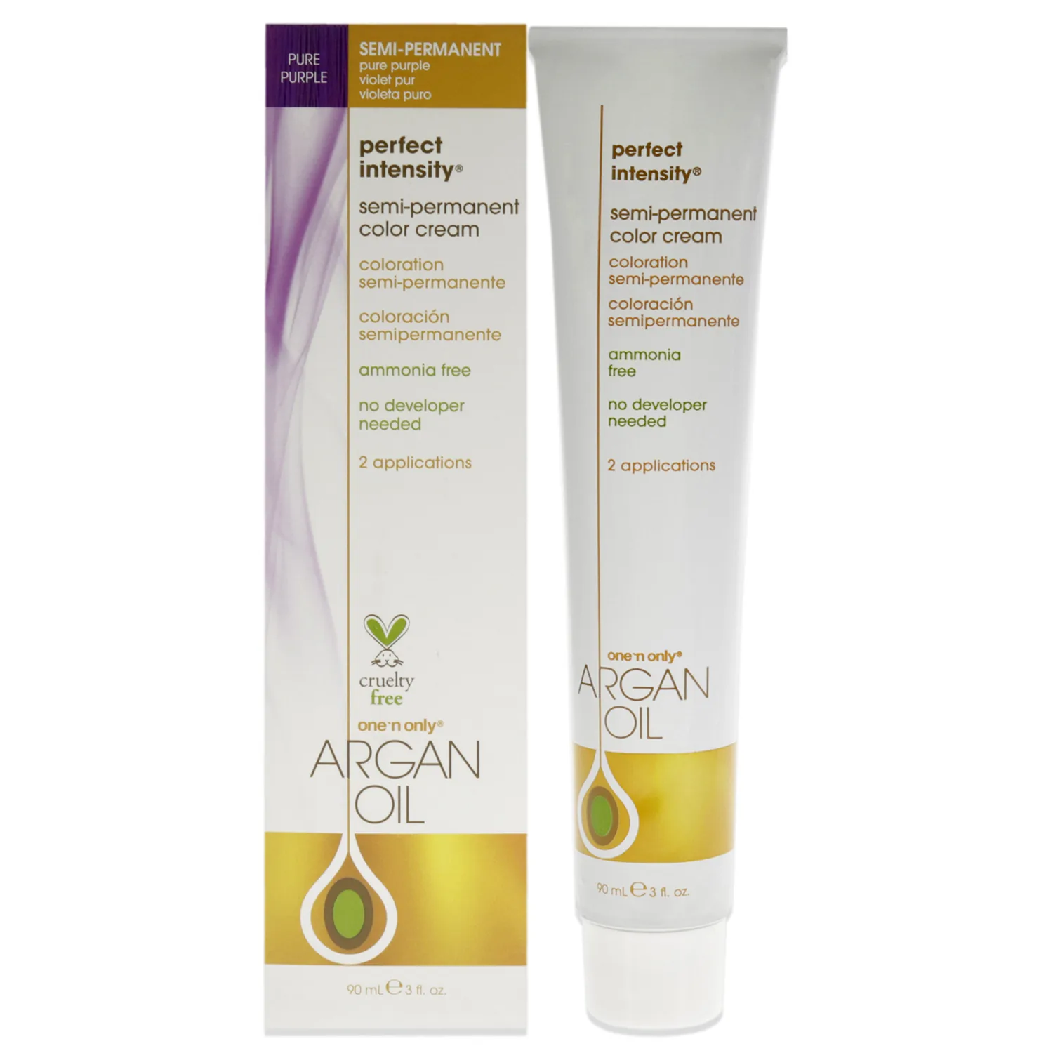One n Only Argan Oil Perfect Intensity - Pure Purple Hair Color 3 oz