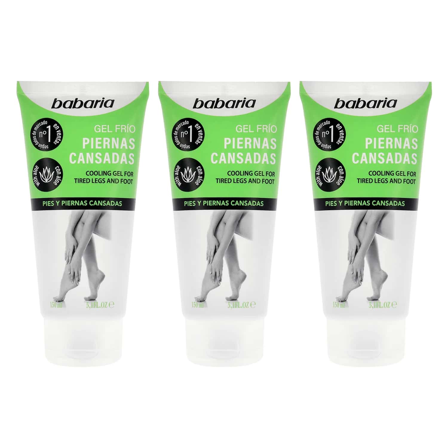 Babaria Cooling Gel for Legs and Feet 150ml / 5.07 oz
