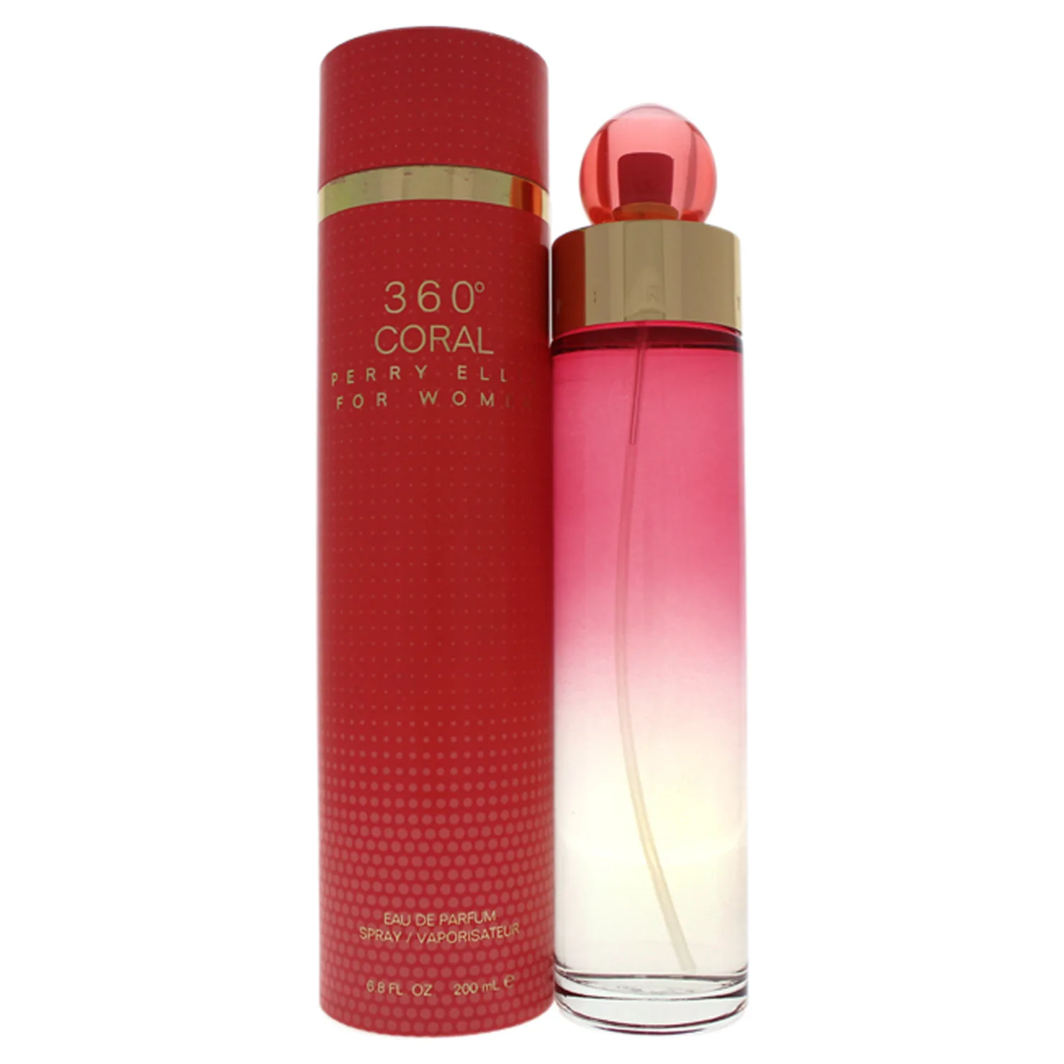 Perry Ellis 360 Coral Eau de Parfum 200ml / 6.8 oz for Women