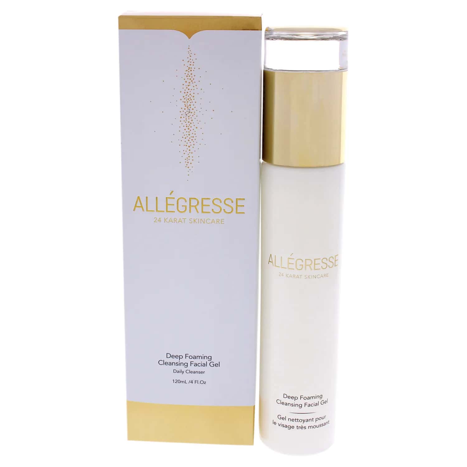Allegresse Anti Aging 24 Karat Foaming Gold Facial Cleanser 118ml / 4
