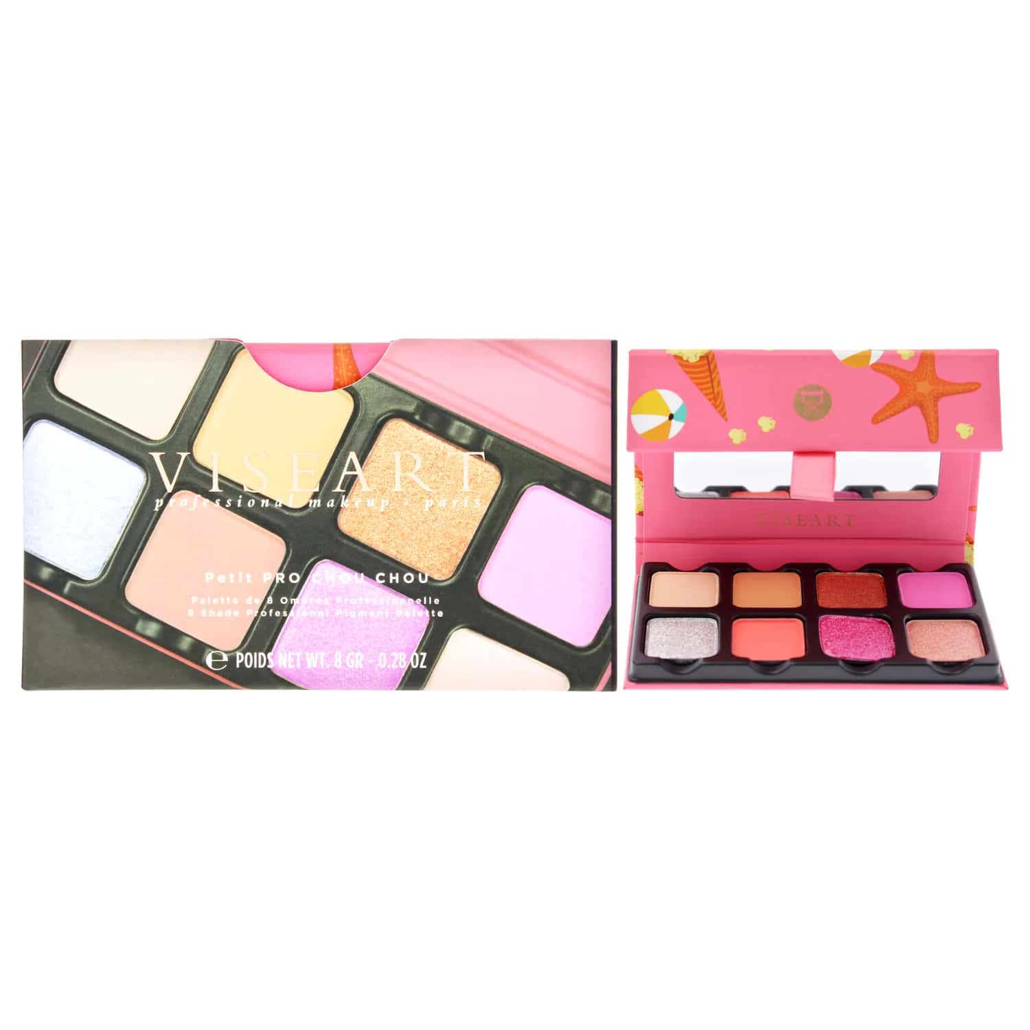 Viseart Paris Petit Pro - Chou Chou Eyeshadow Palette 0.28 oz