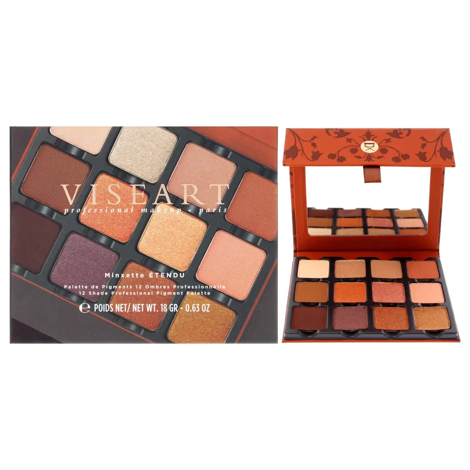Viseart Paris Etendu Pro Luxe - Minxette Eyeshadow Palette 0.63 oz